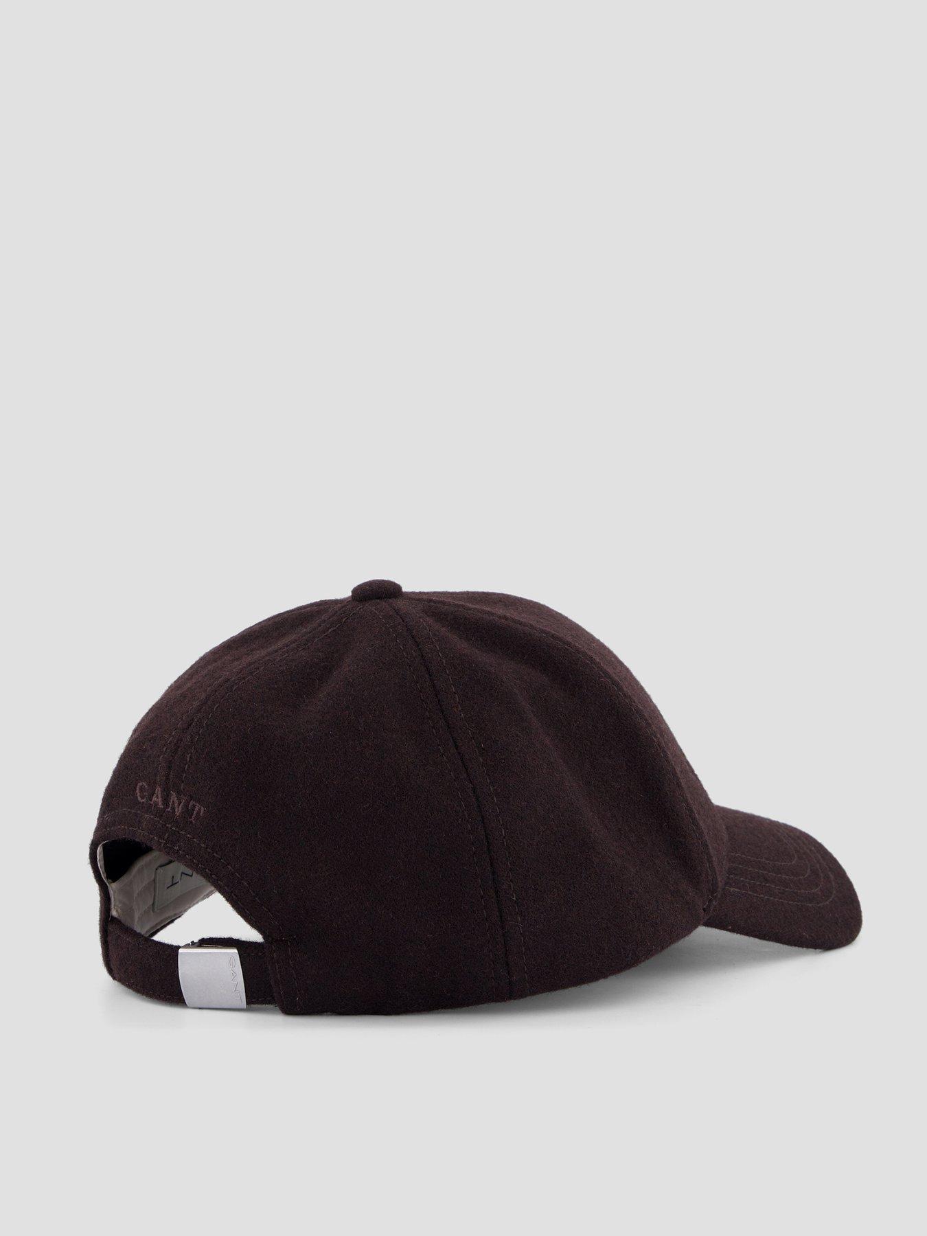 Image 4 of 4 of GANT Mens Wool Blend Adjustable Logo Cap - Brown