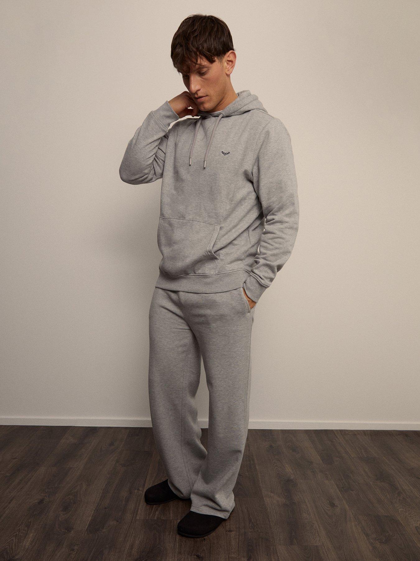 Image 3 of 4 of Threadbare Cotton Rich Overhead Hoodie In Grey Marl