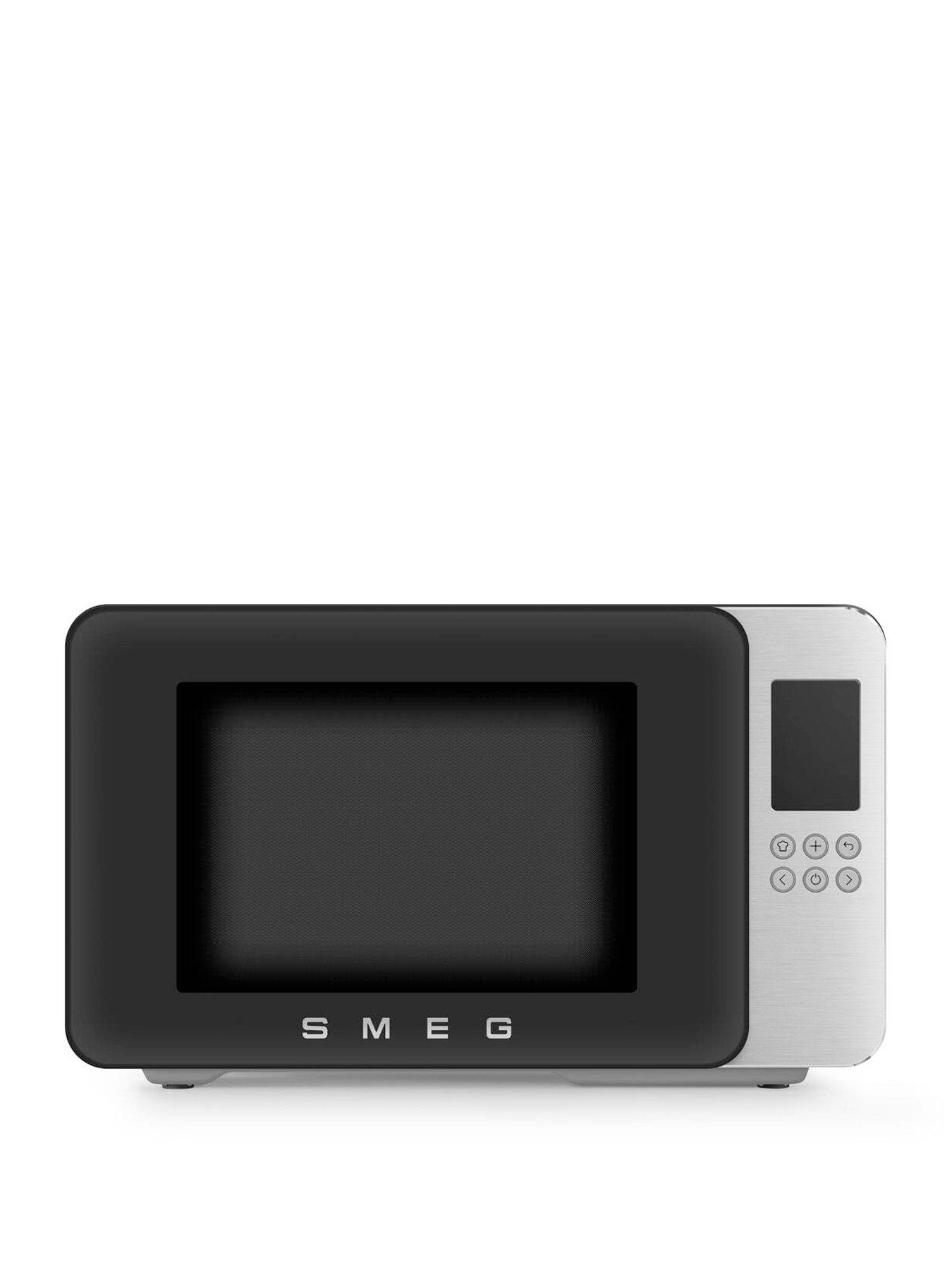 Smeg Microwave with Grill, Matte Black