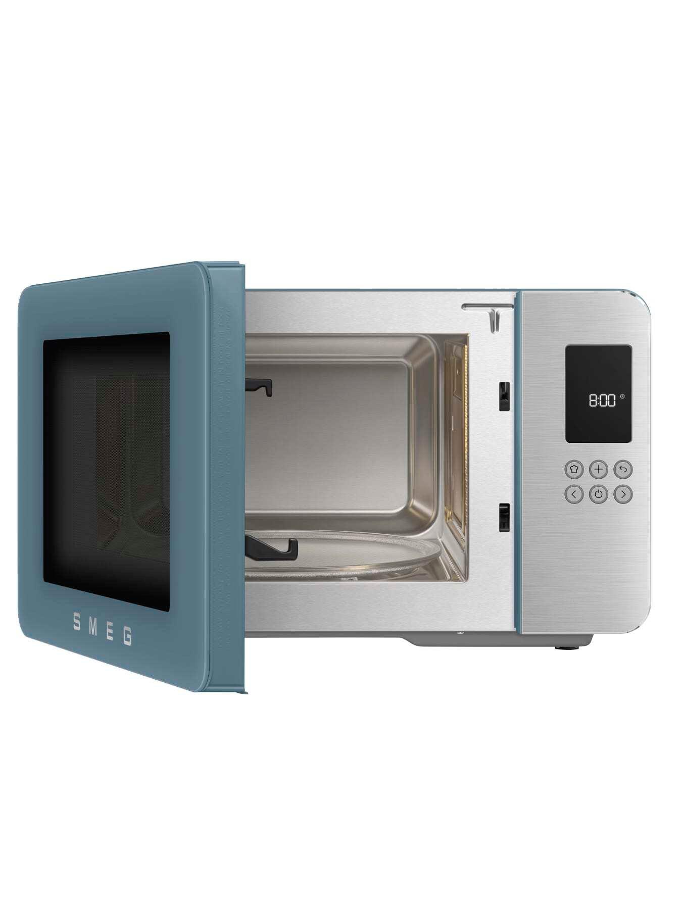 Image 2 of 7 of Smeg Microwave with Grill, Storm Blue