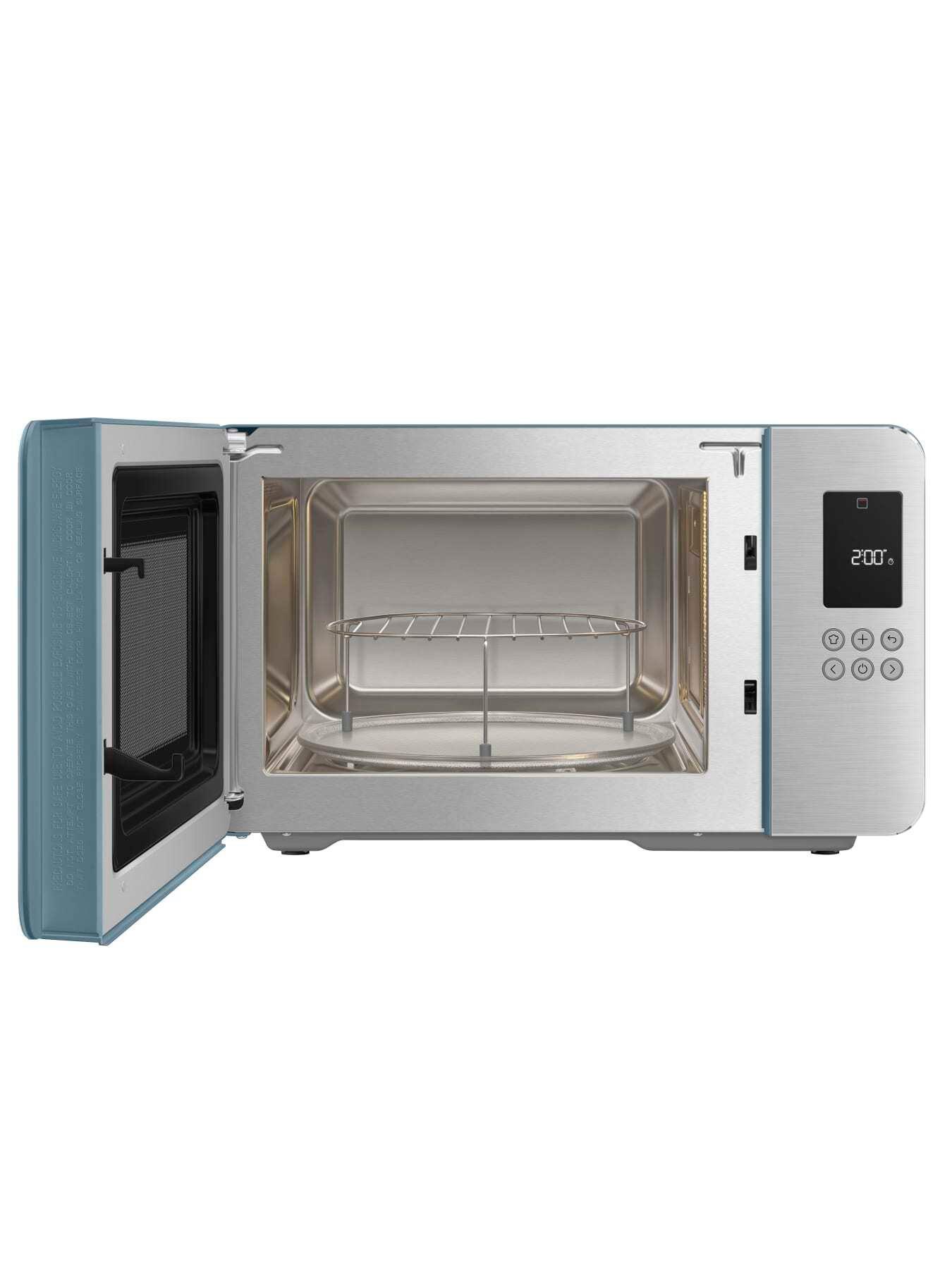 Image 7 of 7 of Smeg Microwave with Grill, Storm Blue