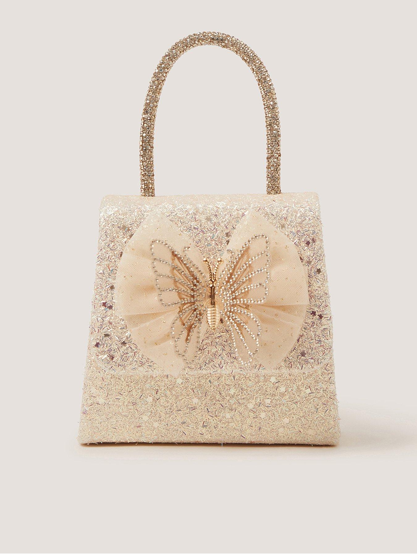 Image 1 of 4 of Monsoon Girls Flutter Butterfly Bag - Gold