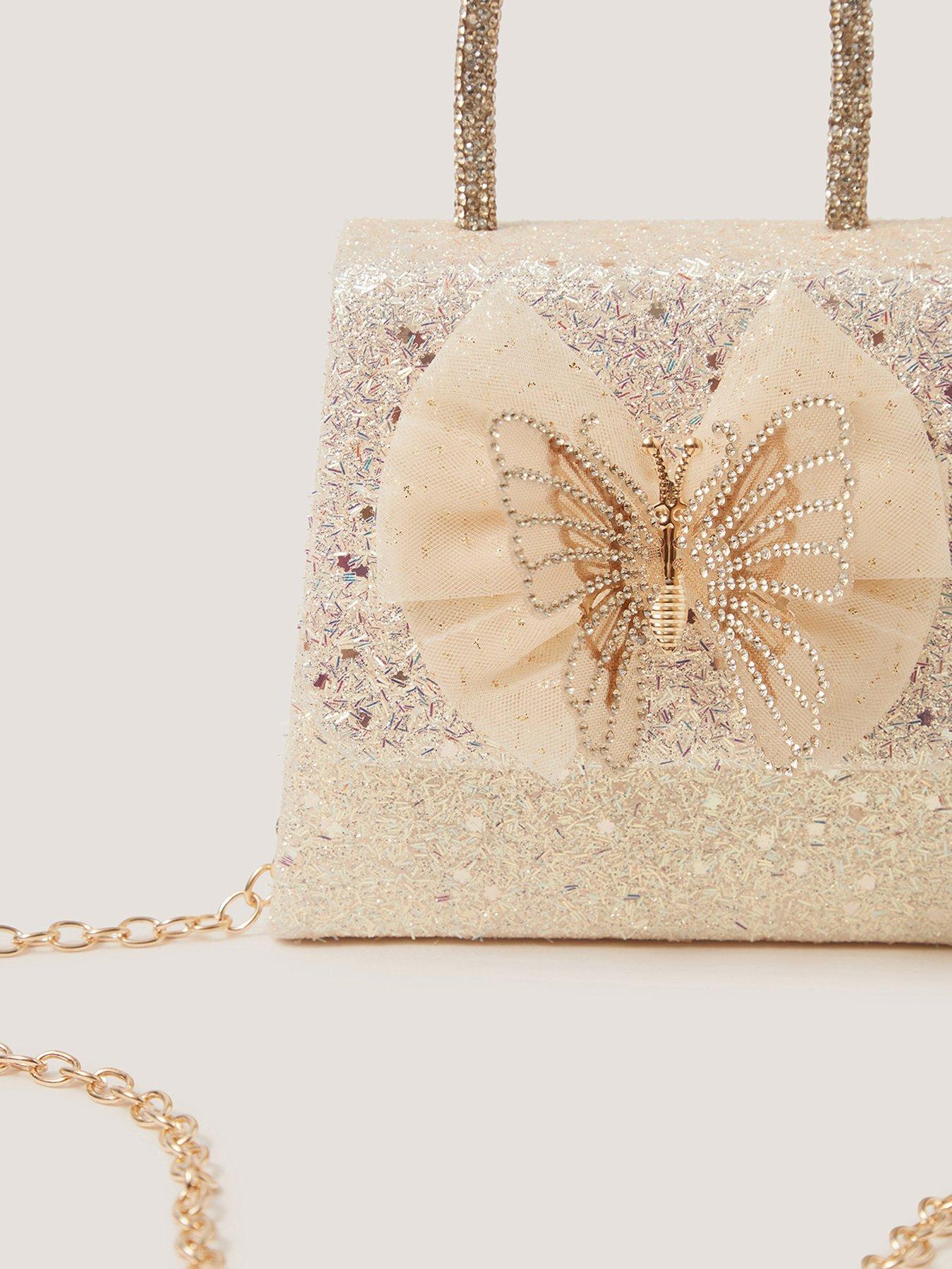 Image 4 of 4 of Monsoon Girls Flutter Butterfly Bag - Gold