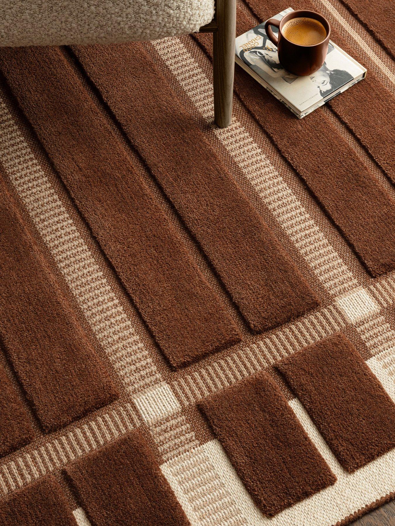 Image 3 of 7 of Asiatic Fable Rug Chocolate 120 X 170