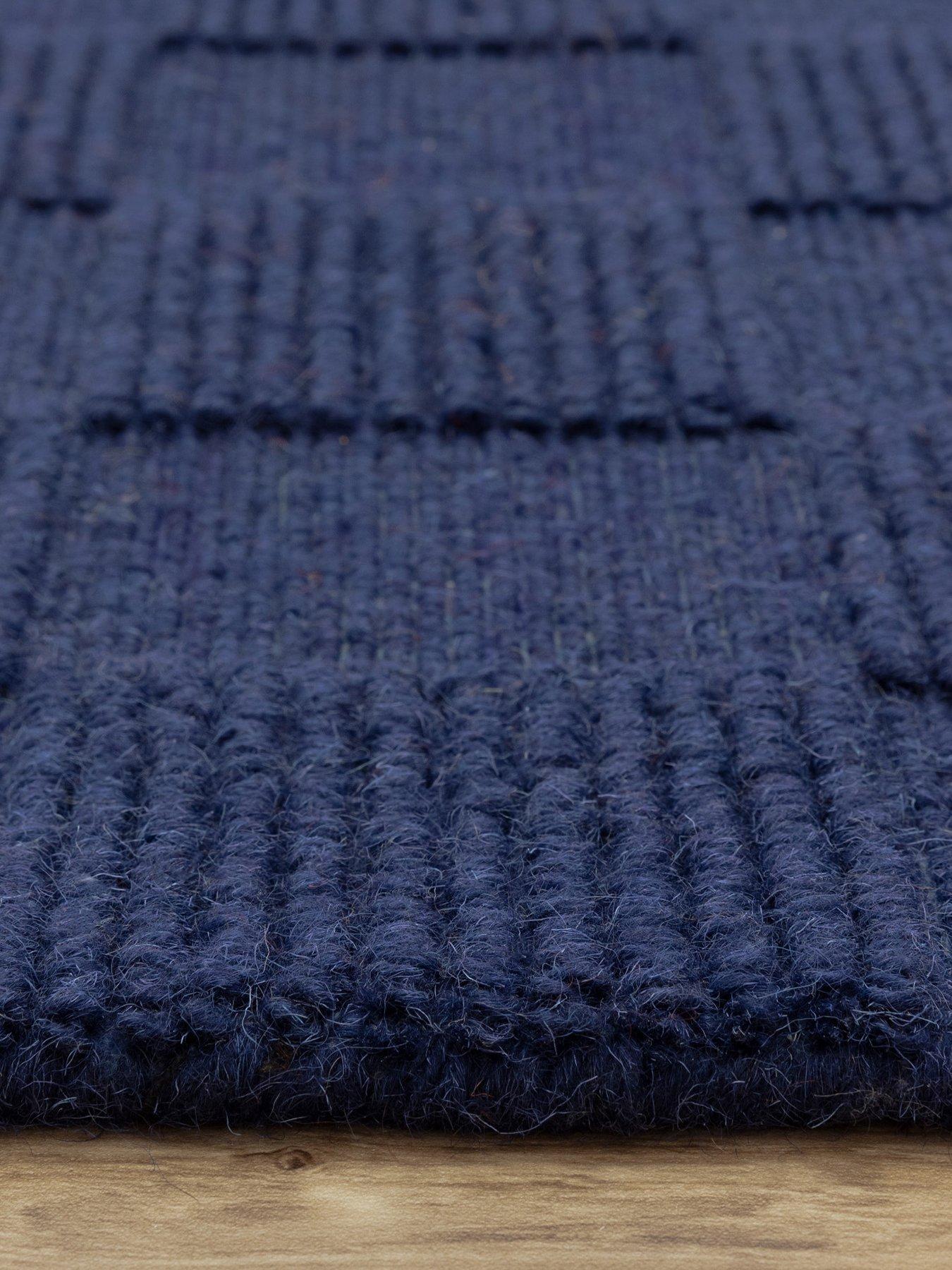 Image 7 of 7 of Asiatic Mercer Rug Cobalt 160 X 230