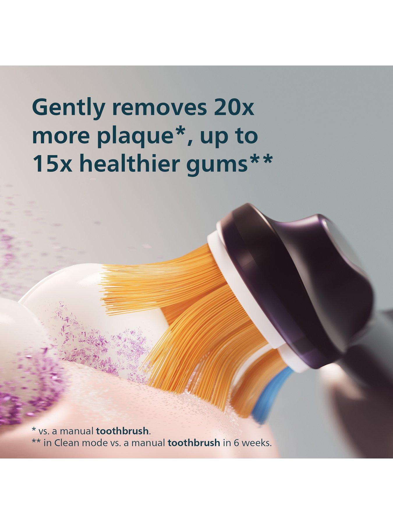 Image 3 of 8 of Philips Sonicare Next-Generation DiamondClean 8000 Electric Toothbrush - with Smart Pressure Feedback, and 15 Settings, Black, HX8311/12