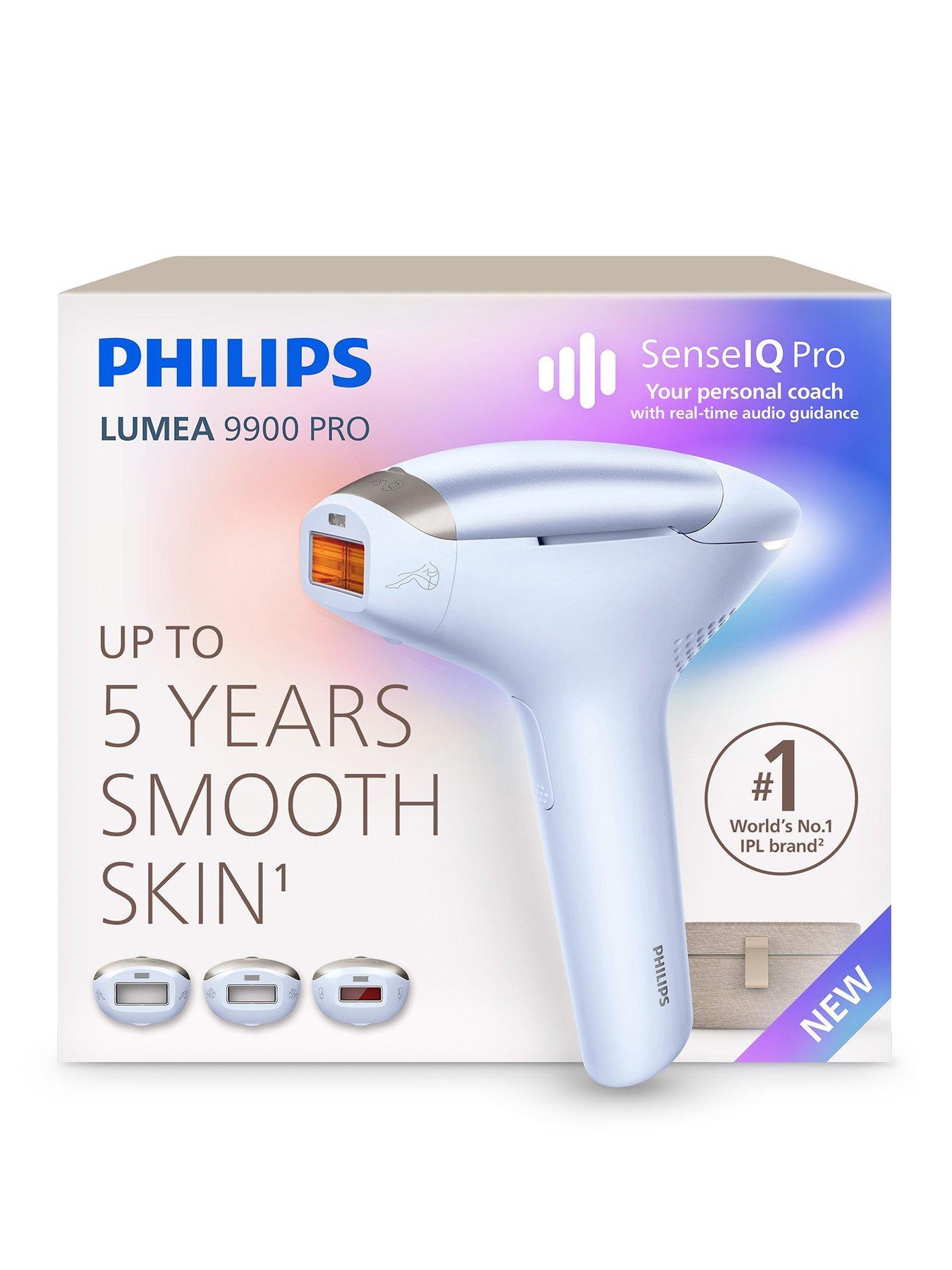 Philips Lumea 9900 Pro Expert Care IPL BRC233/02 Lavendar with Beauty Box and 3 attachments