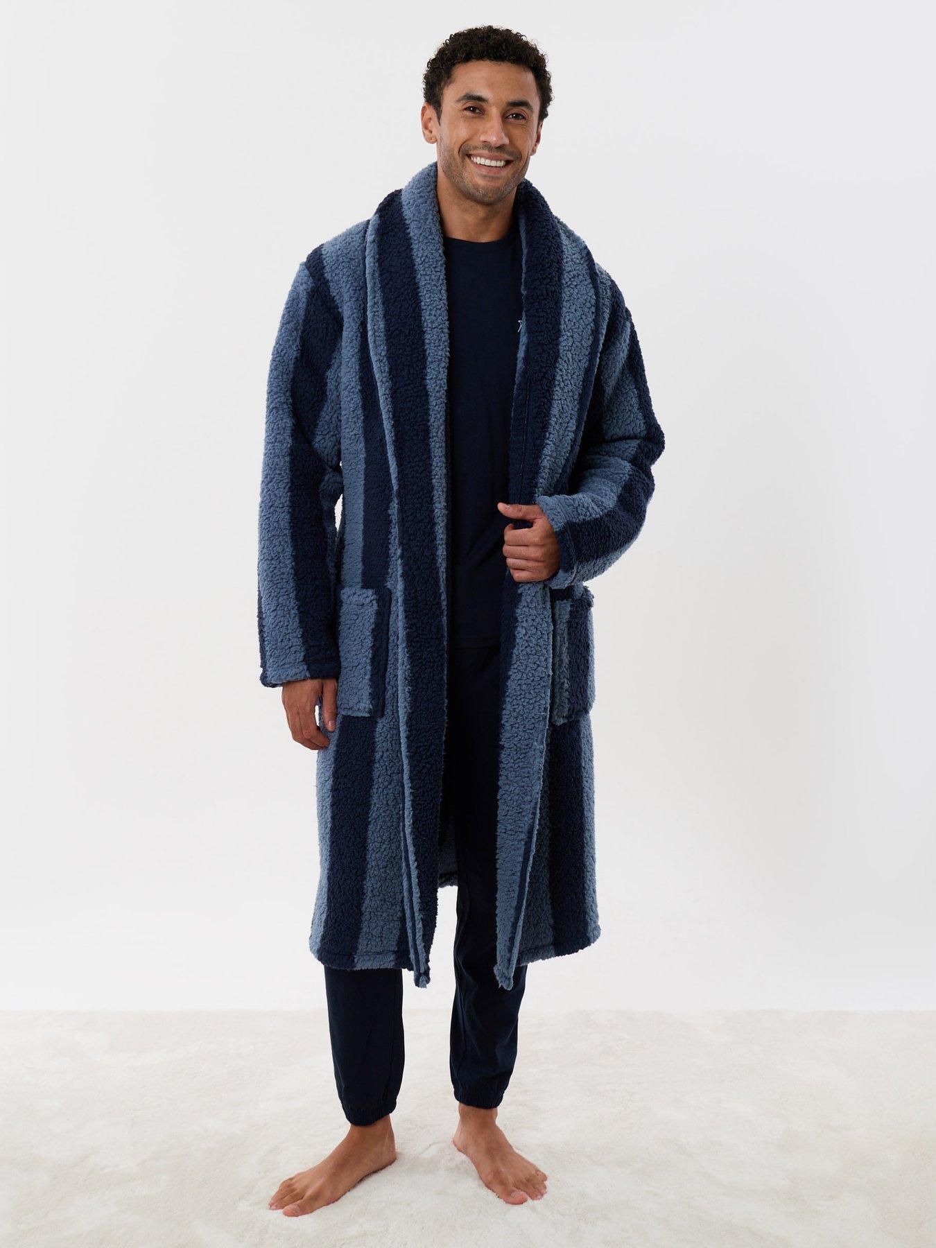 Image 1 of 5 of Threadbare Mens Robe Hye - Navy