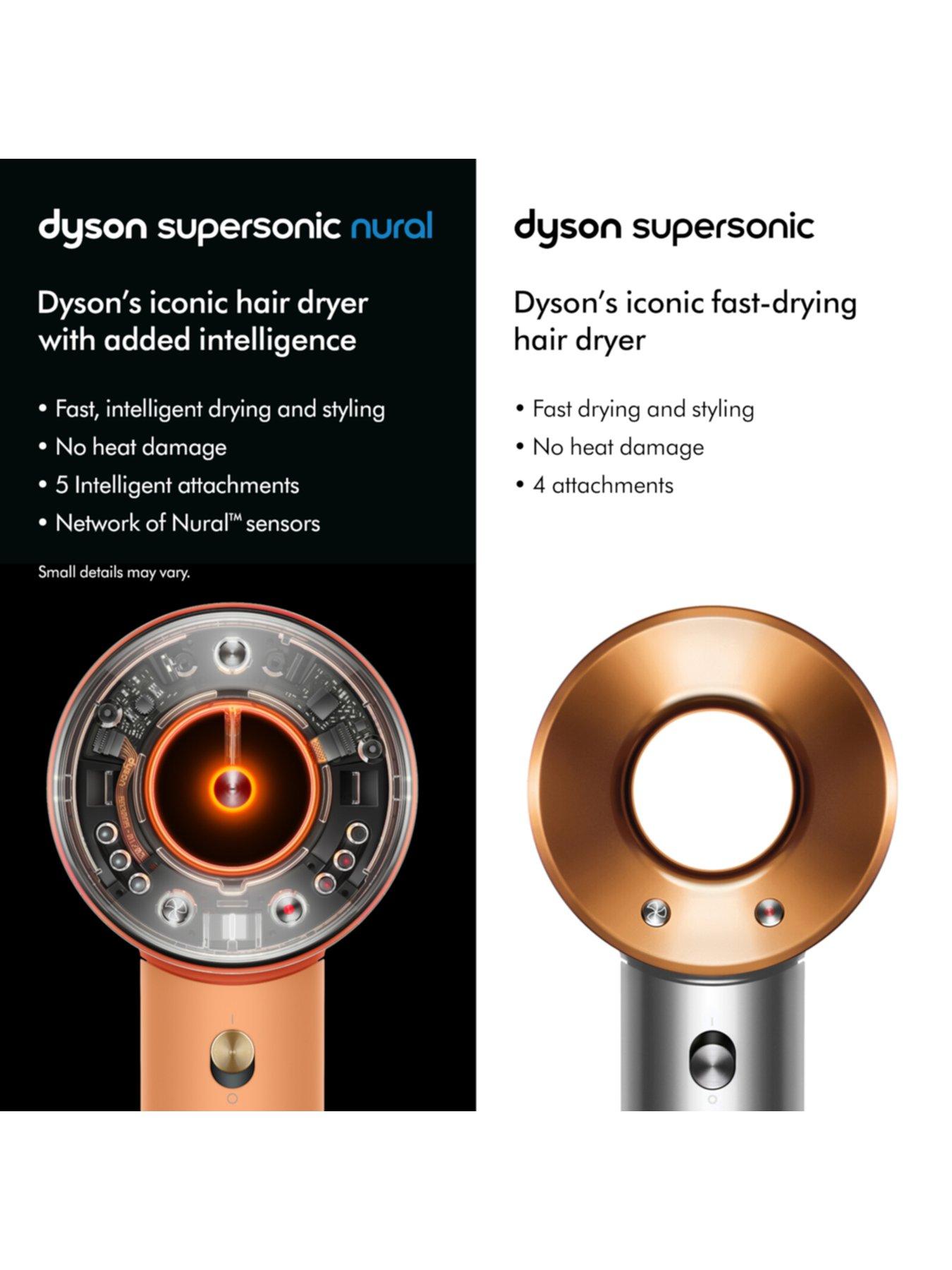 Image 6 of 8 of Dyson Supersonic Nural&trade; Hair Dryer for Straight &amp; Wavy Hair - Ceramic Apricot/Topaz