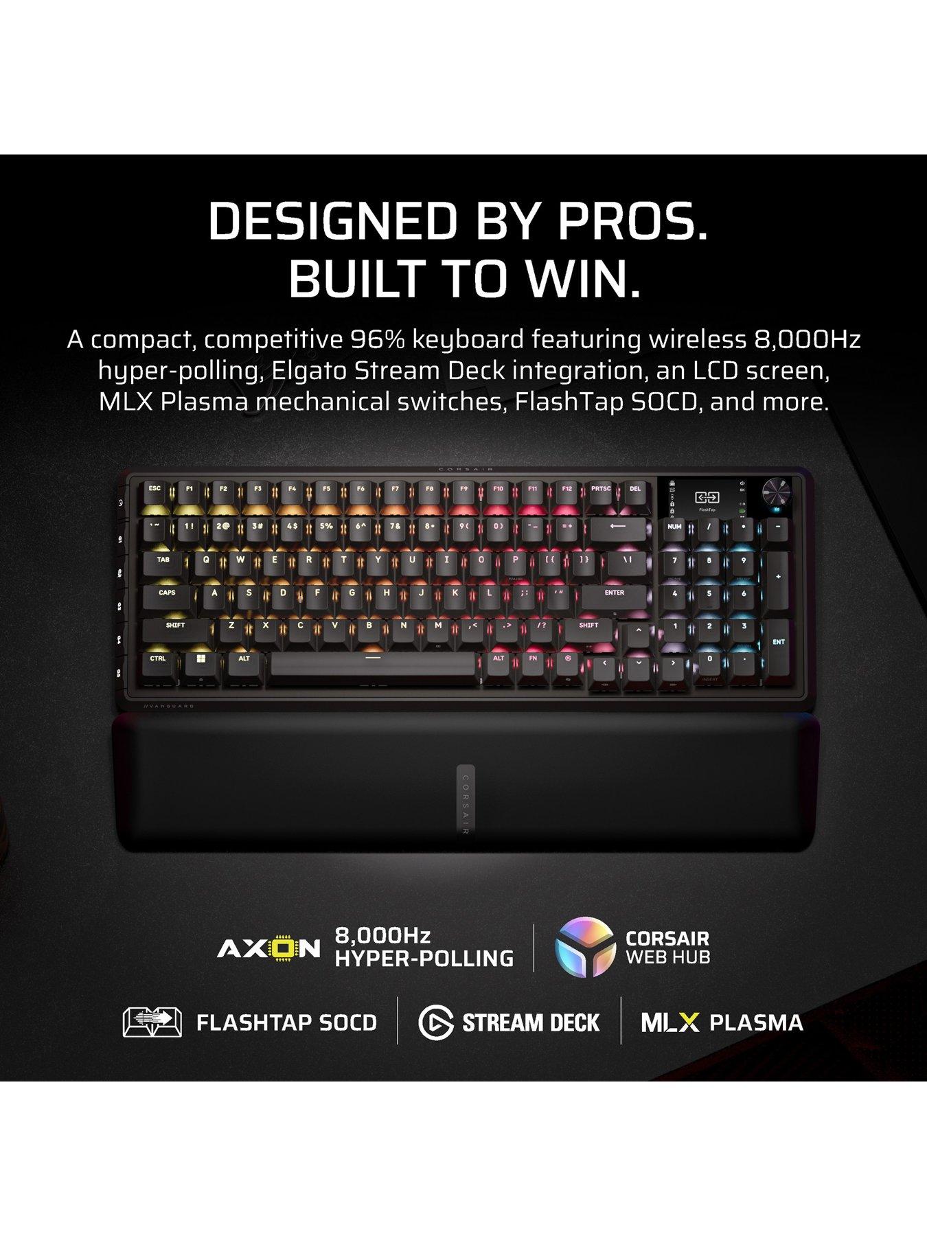 Image 2 of 7 of CORSAIR VANGUARD 96 WIRELESS Mechanical Gaming Keyboard