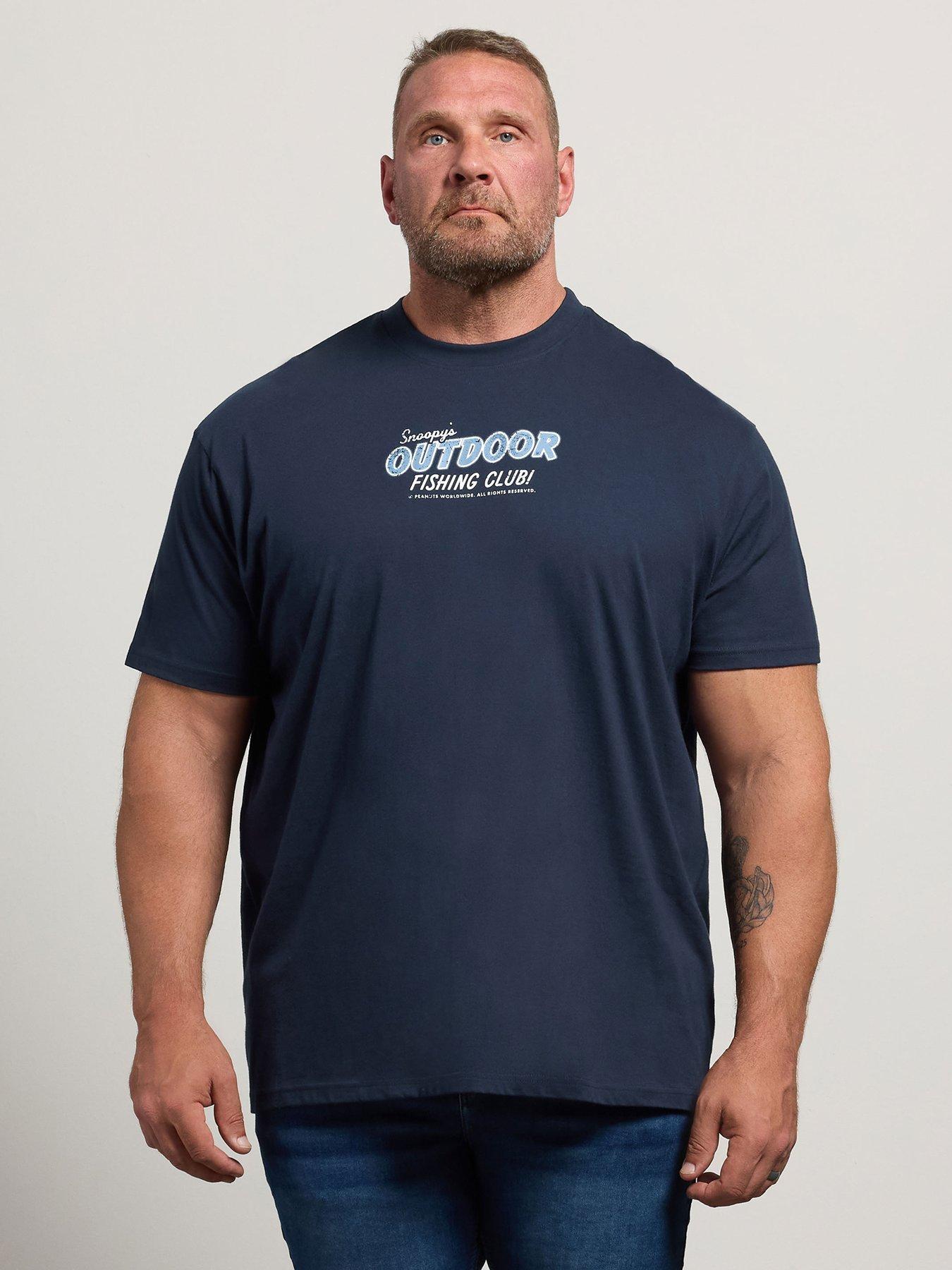 Image 1 of 4 of BadRhino Mens Graphic Regular Fit T-Shirt - Blue