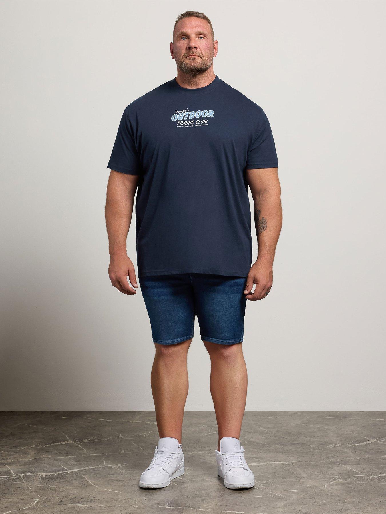 Image 3 of 4 of BadRhino Mens Graphic Regular Fit T-Shirt - Blue
