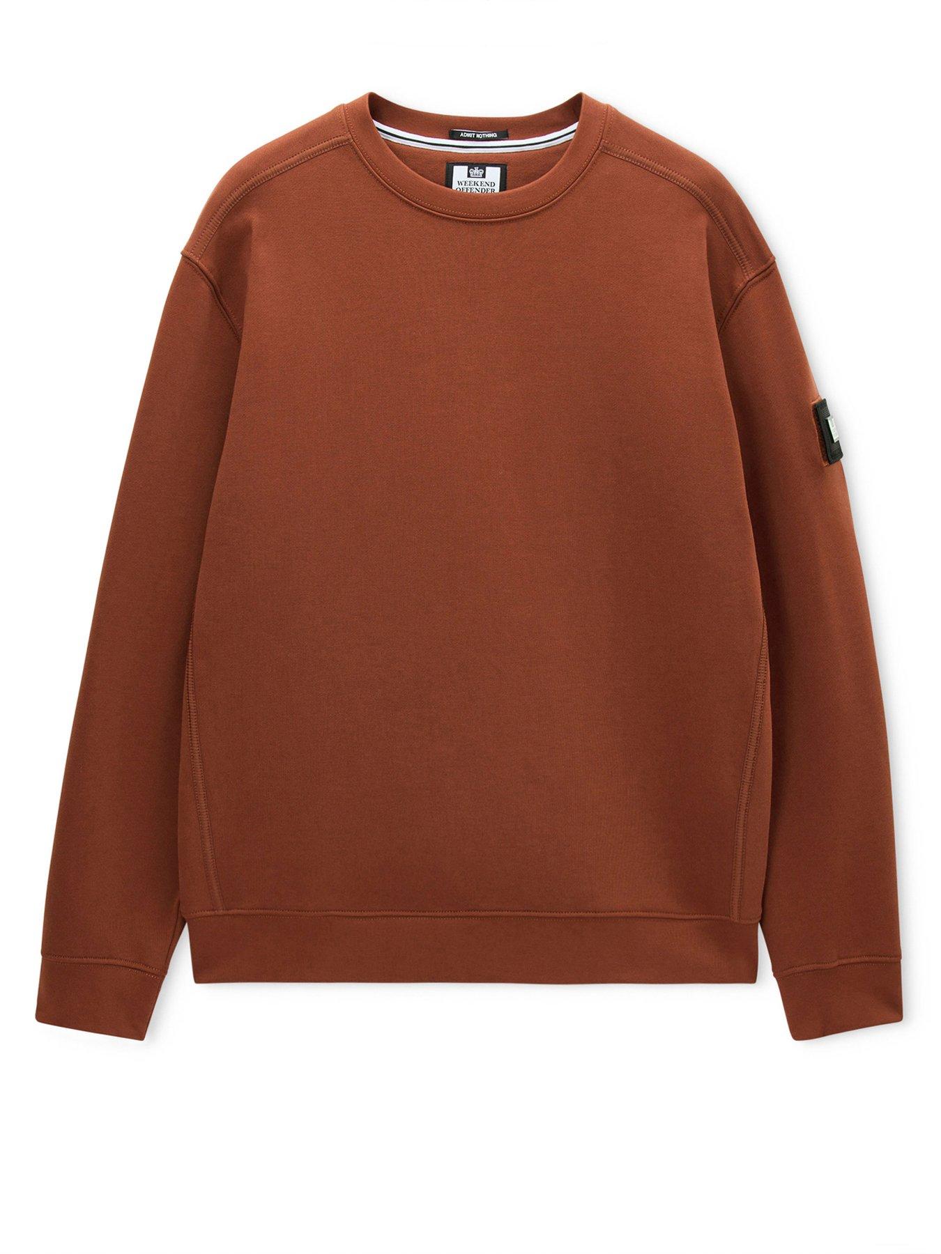 Image 4 of 6 of Weekend Offender Thunder Sweatshirt - Brown