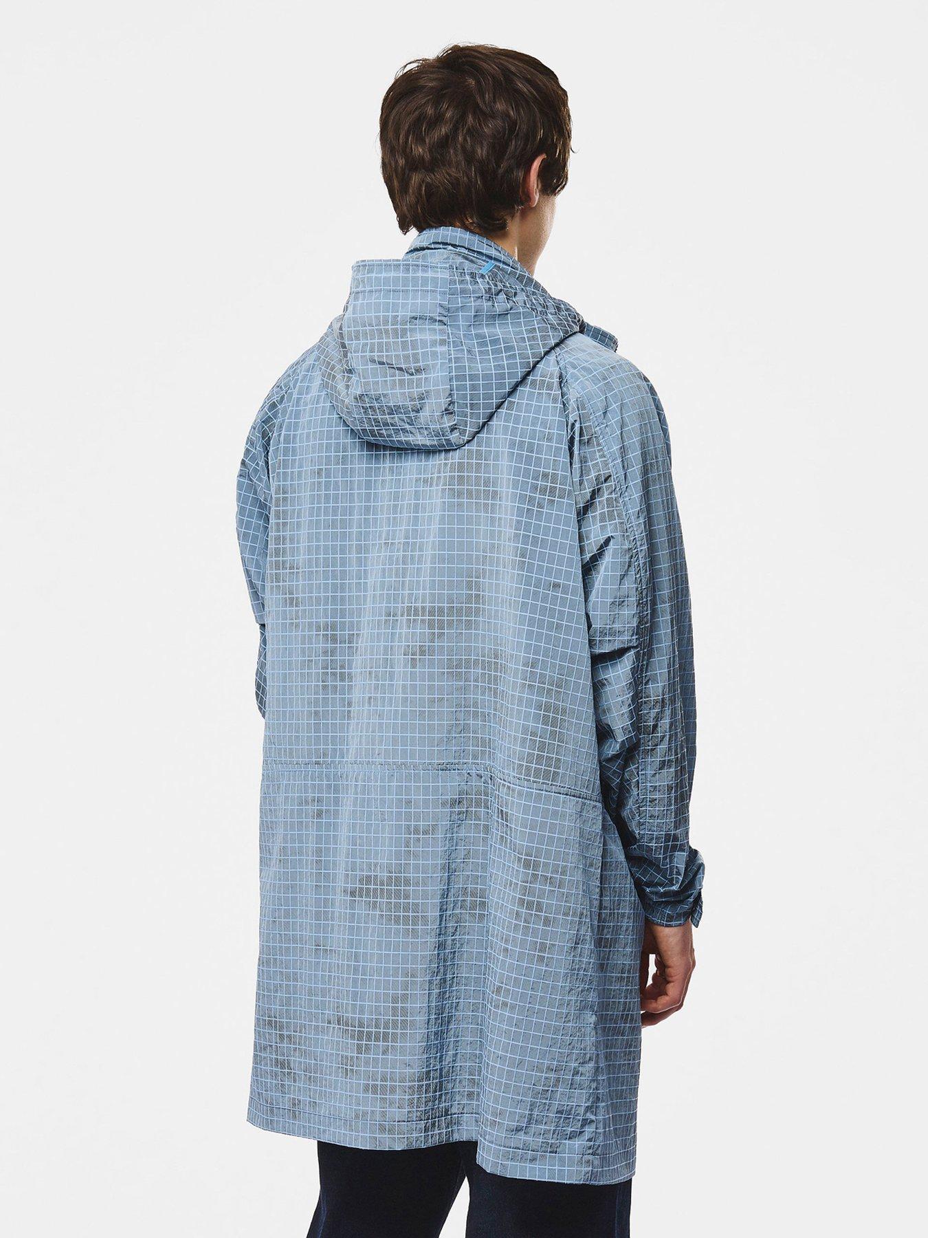 Image 2 of 7 of Weekend Offender Algiers Badge Long Line Coat - Blue