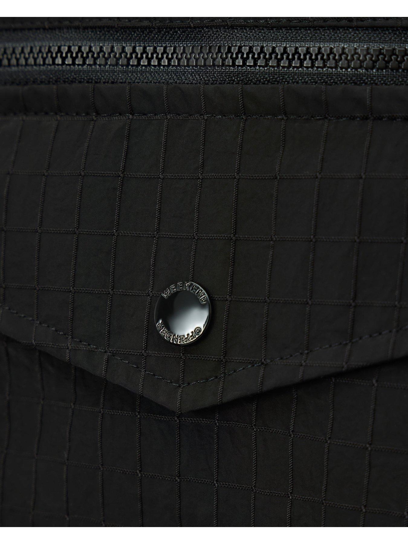 Image 6 of 6 of Weekend Offender Weekend Offender Vinnie Technical Overshirt - Black