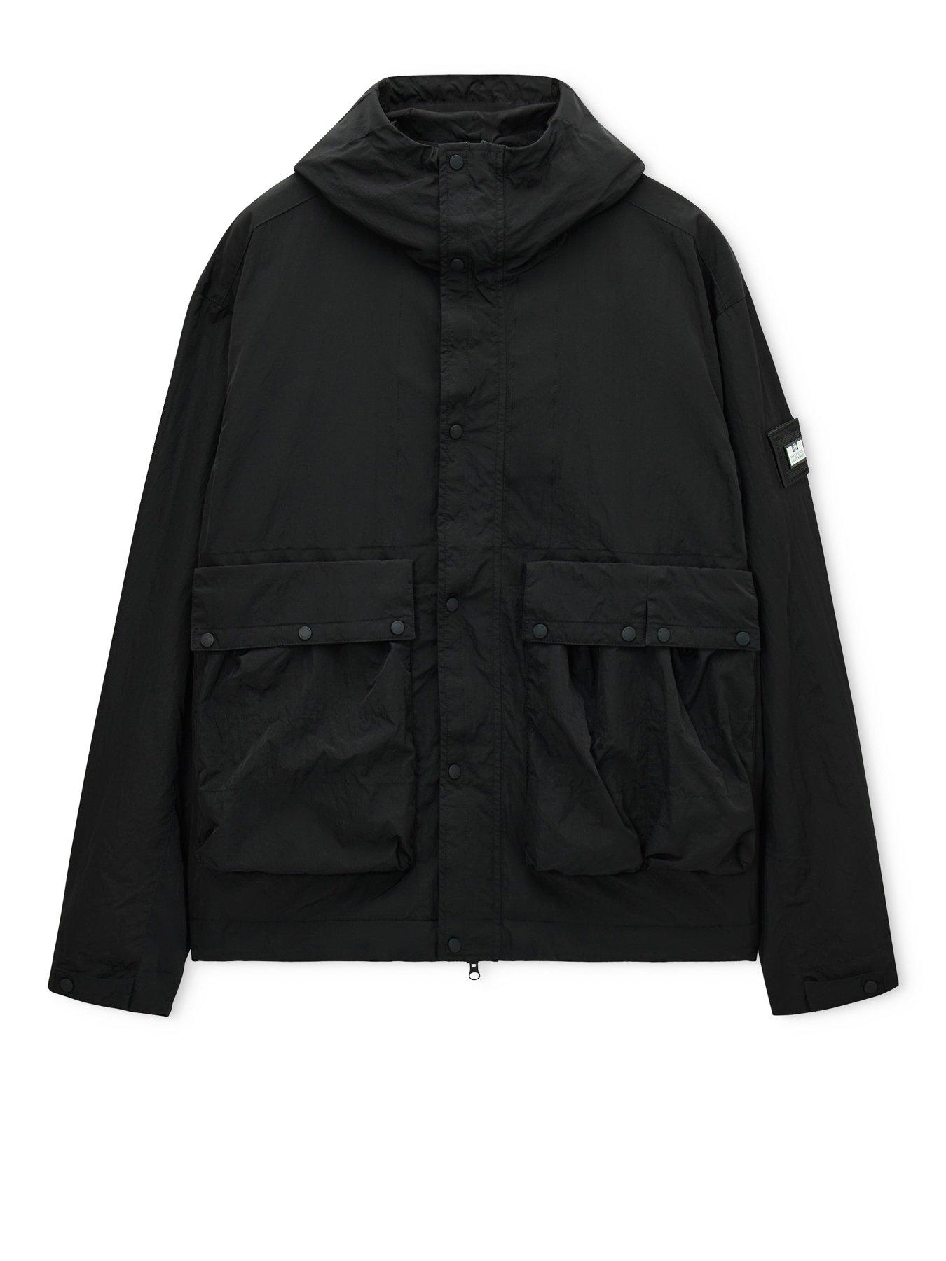 Image 5 of 7 of Weekend Offender Tralee Hooded Technical Jacket - Black
