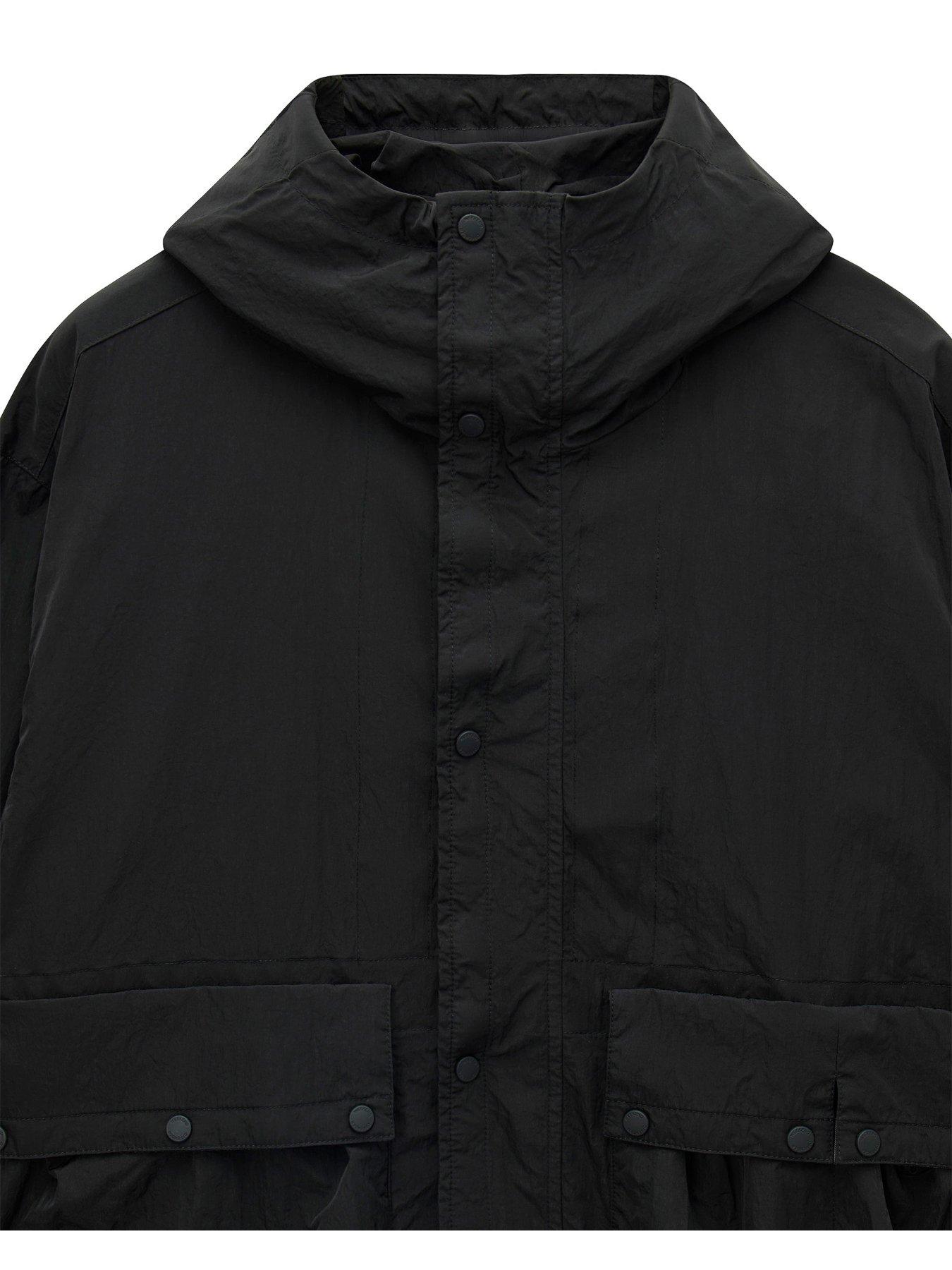 Image 6 of 7 of Weekend Offender Tralee Hooded Technical Jacket - Black
