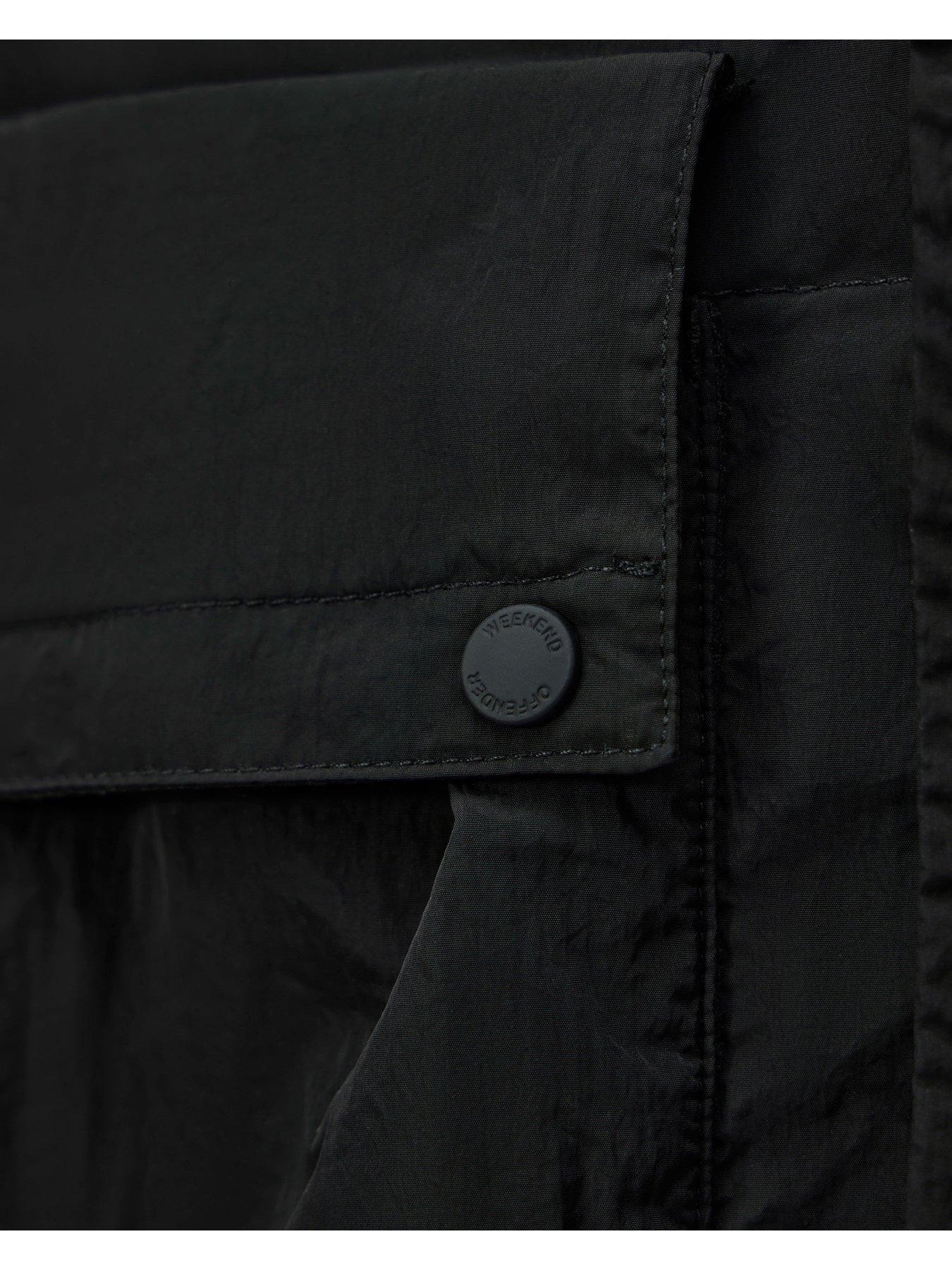 Image 7 of 7 of Weekend Offender Tralee Hooded Technical Jacket - Black