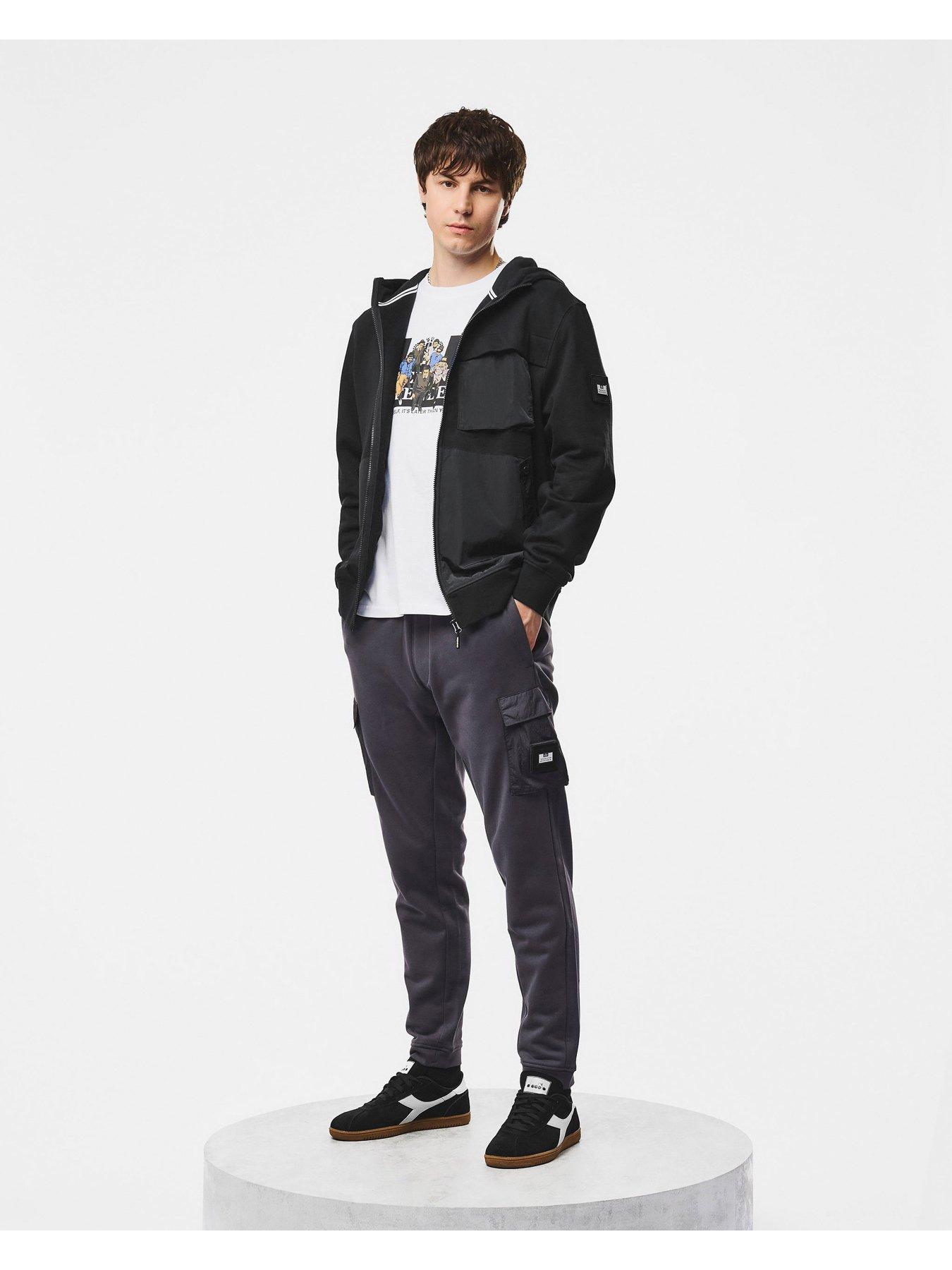 Image 2 of 6 of Weekend Offender Daponte Hoodie- Black