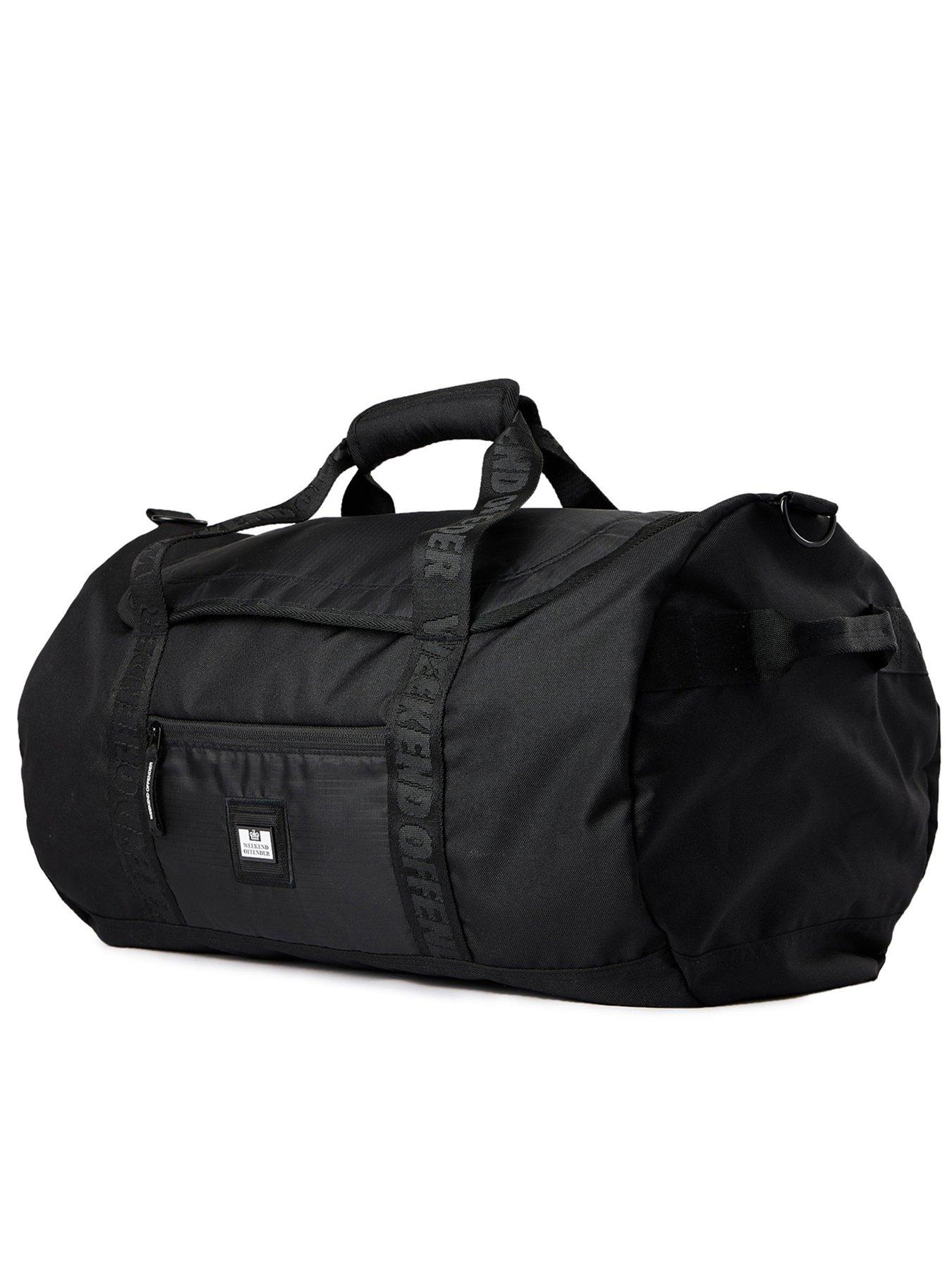 Image 2 of 6 of Weekend Offender Logo Duffle Bag - Black