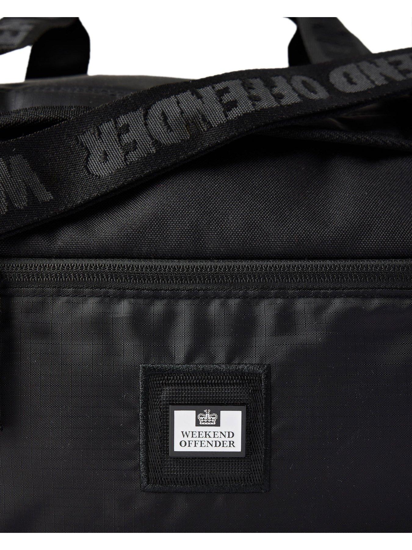 Image 5 of 6 of Weekend Offender Logo Duffle Bag - Black