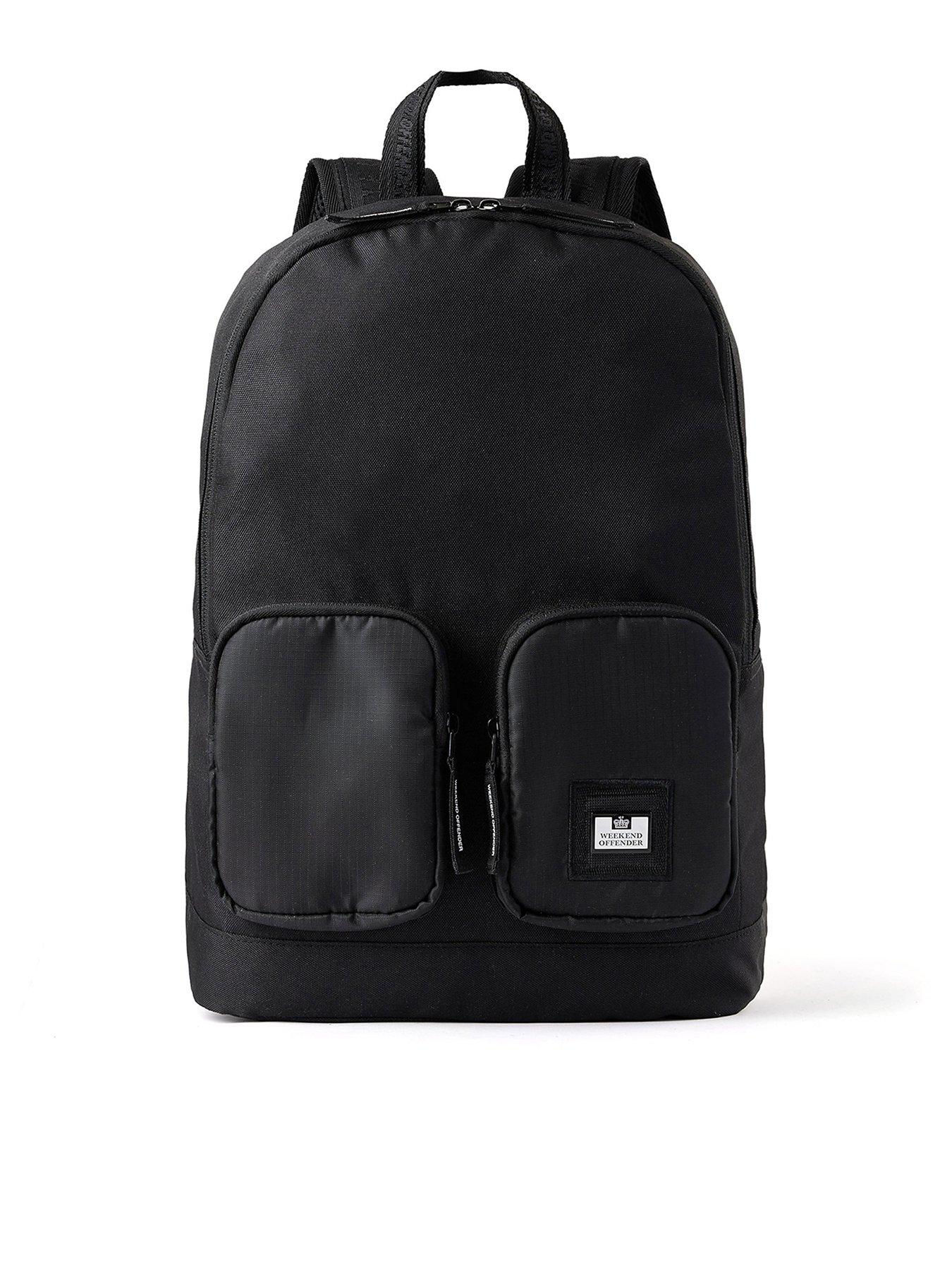 Image 1 of 5 of Weekend Offender Classic Logo Backpack - Black