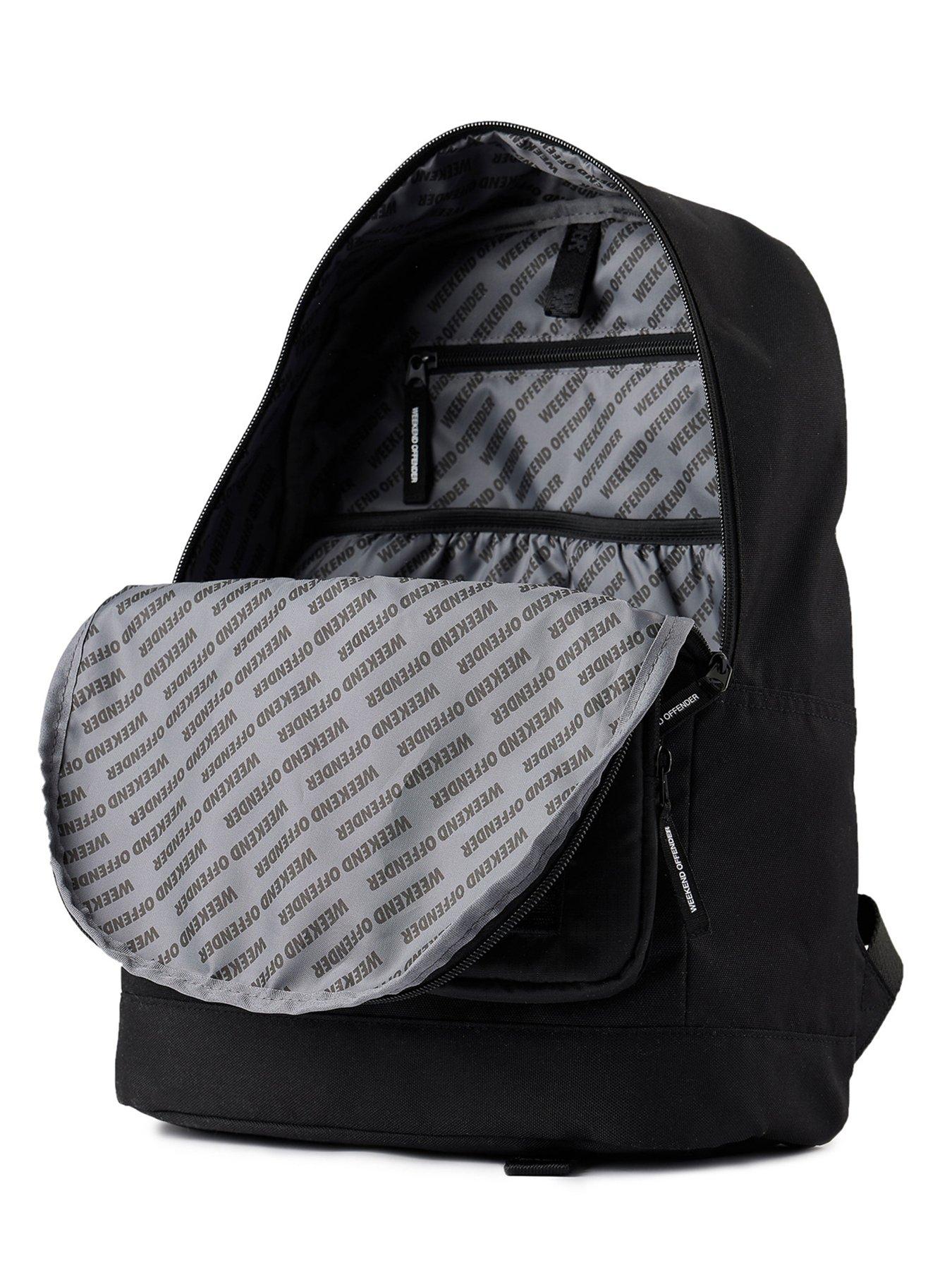 Image 4 of 5 of Weekend Offender Classic Logo Backpack - Black