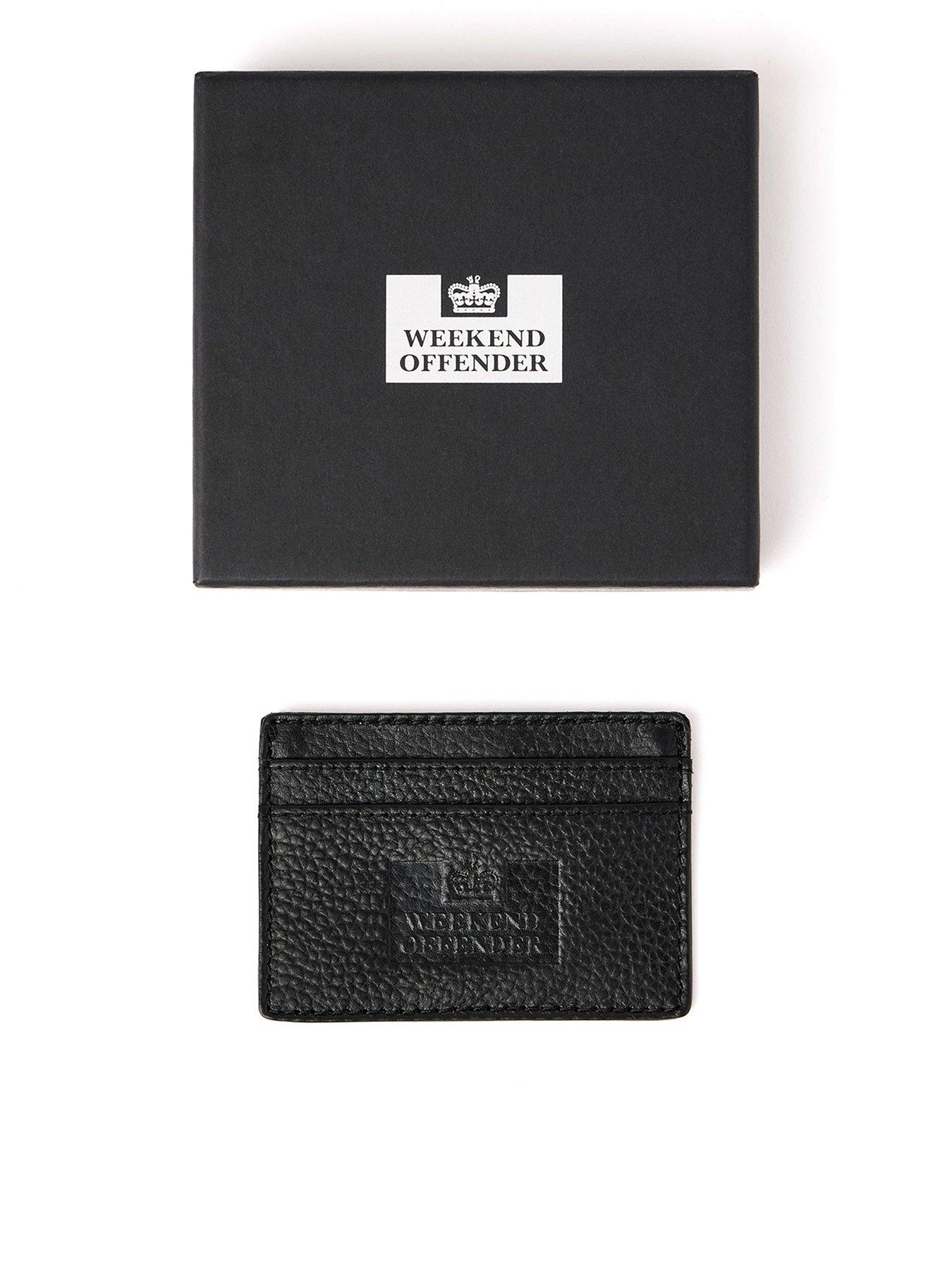 Image 1 of 4 of Weekend Offender Boxed Card Holder - Black