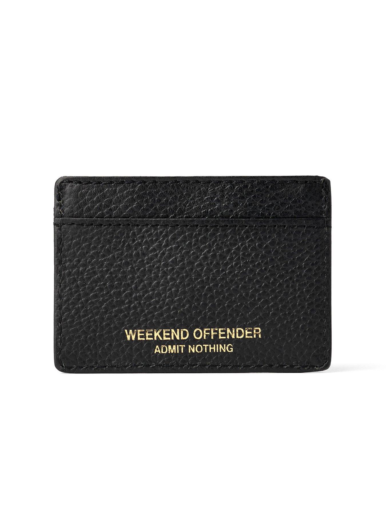 Image 4 of 4 of Weekend Offender Boxed Card Holder - Black