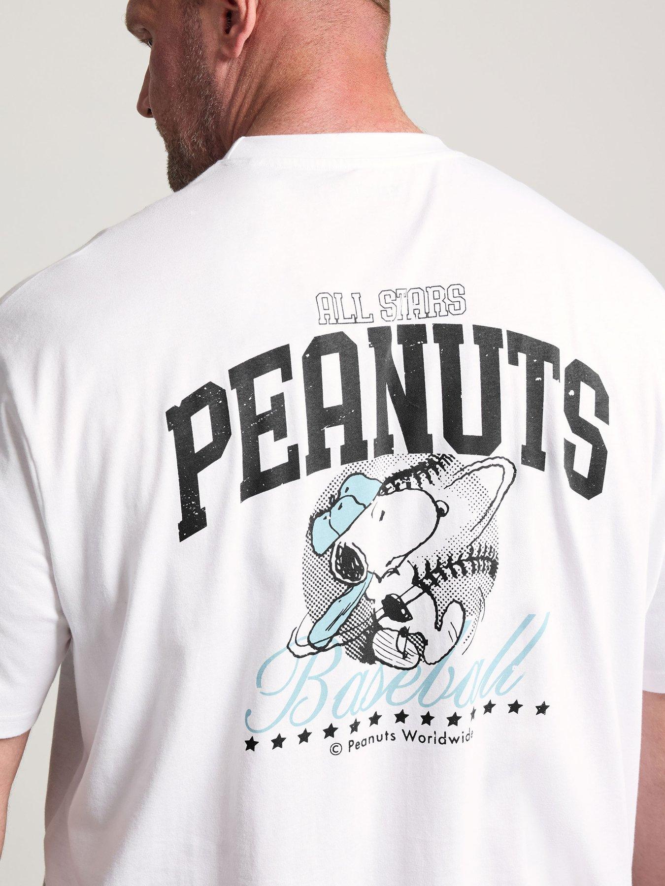 Image 4 of 4 of BadRhino Badrhino Extra Long Peanuts Baseball T-shirt