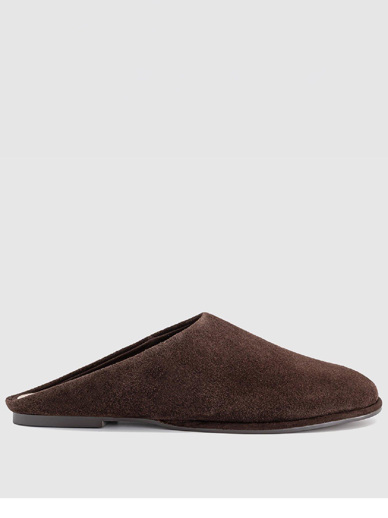 OFFICE Feel Good Suede Mules - Brown