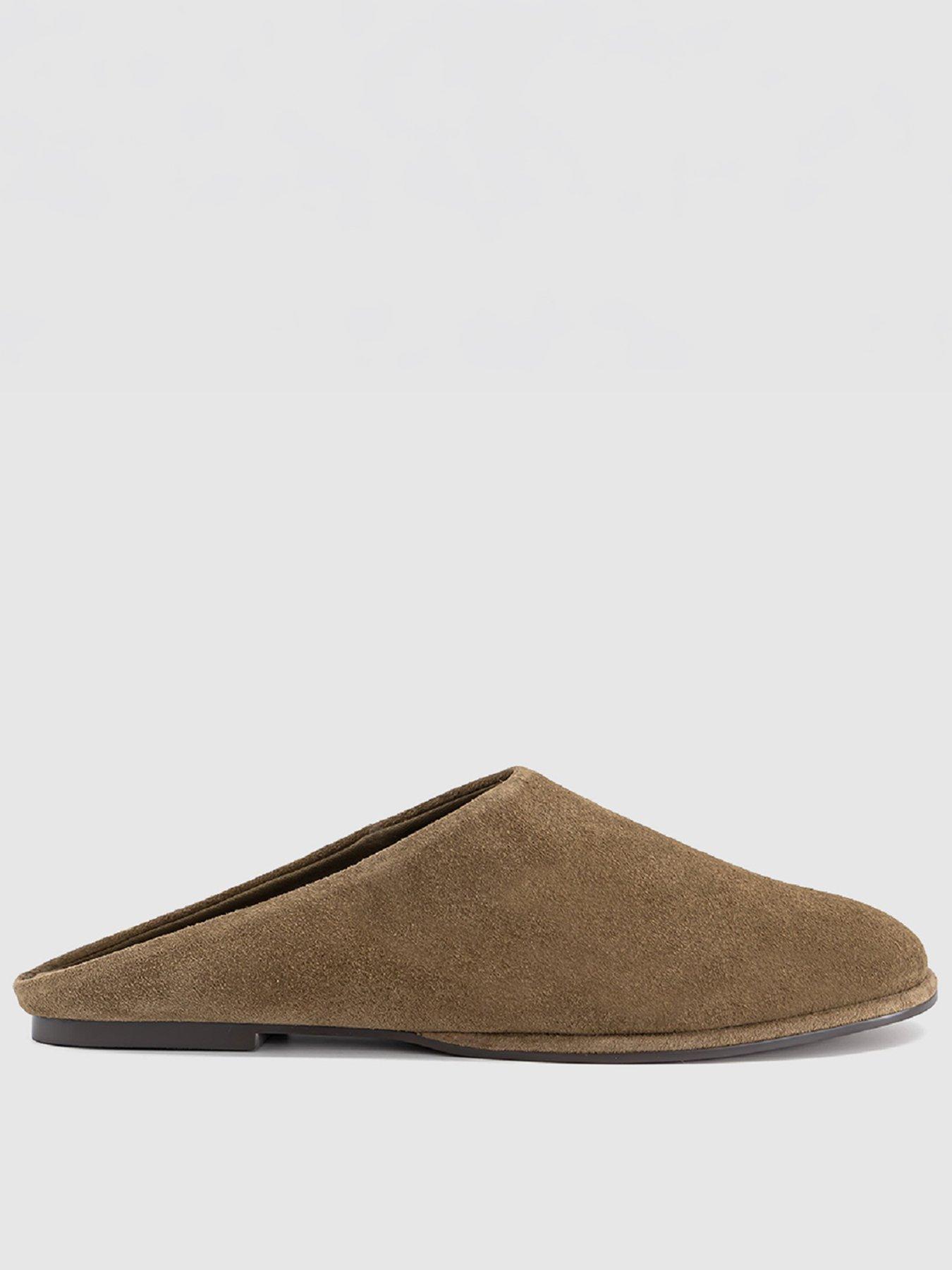 OFFICE Feel Good Suede Mules - Brown
