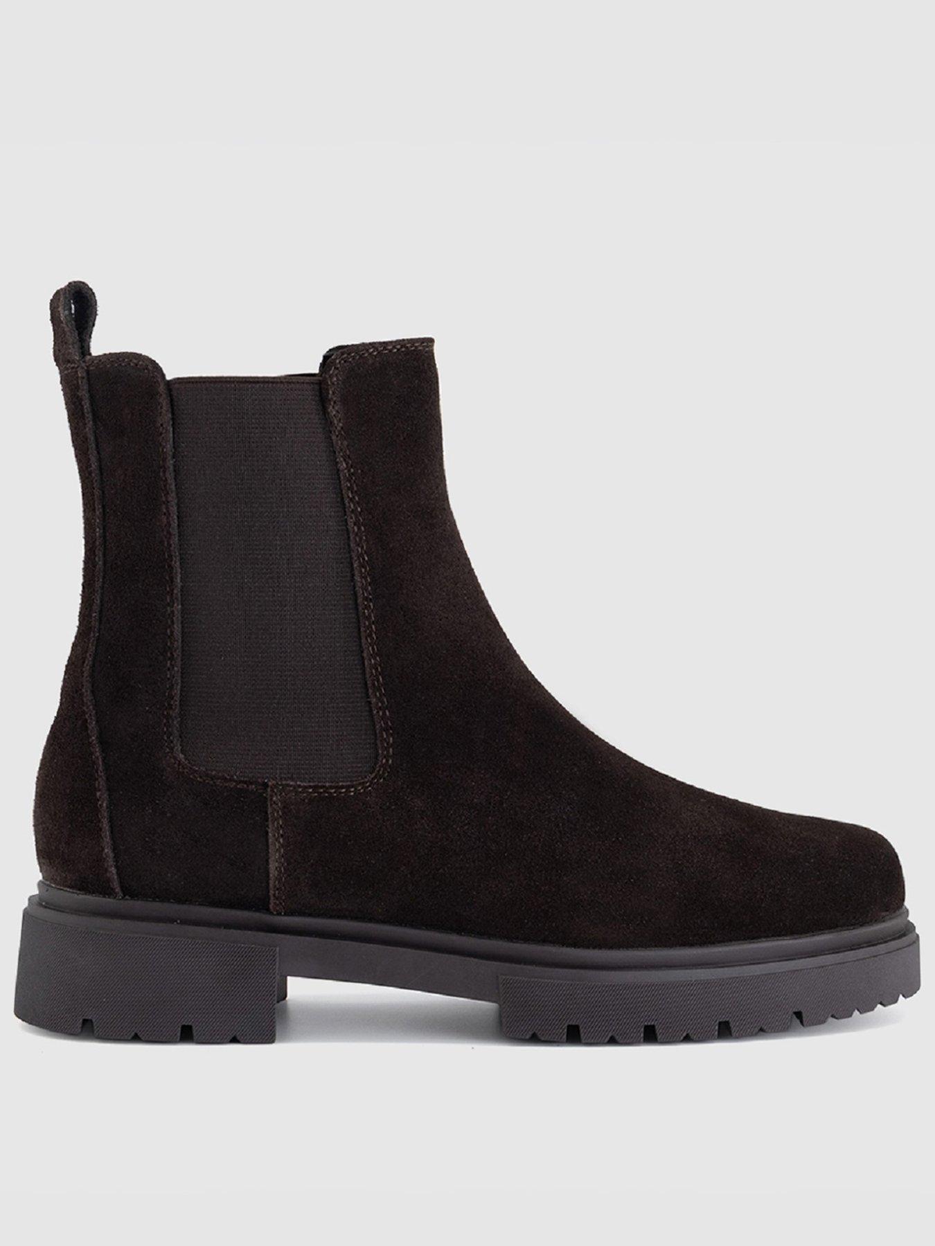 OFFICE Amalfi Chunky Chelsea Ankle Boots - Brown