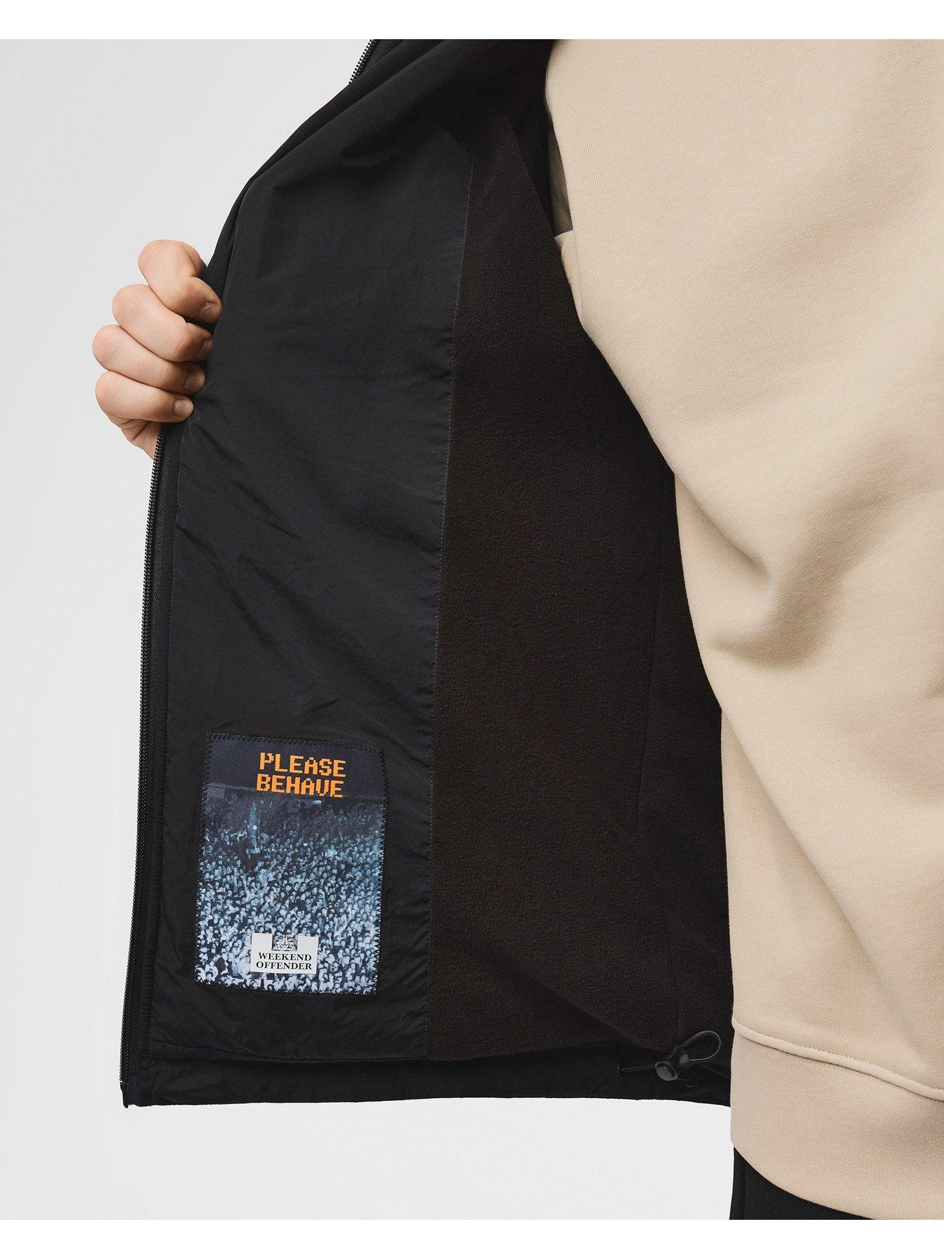 Image 3 of 7 of Weekend Offender Technician Hooded Technical Jacket - Black