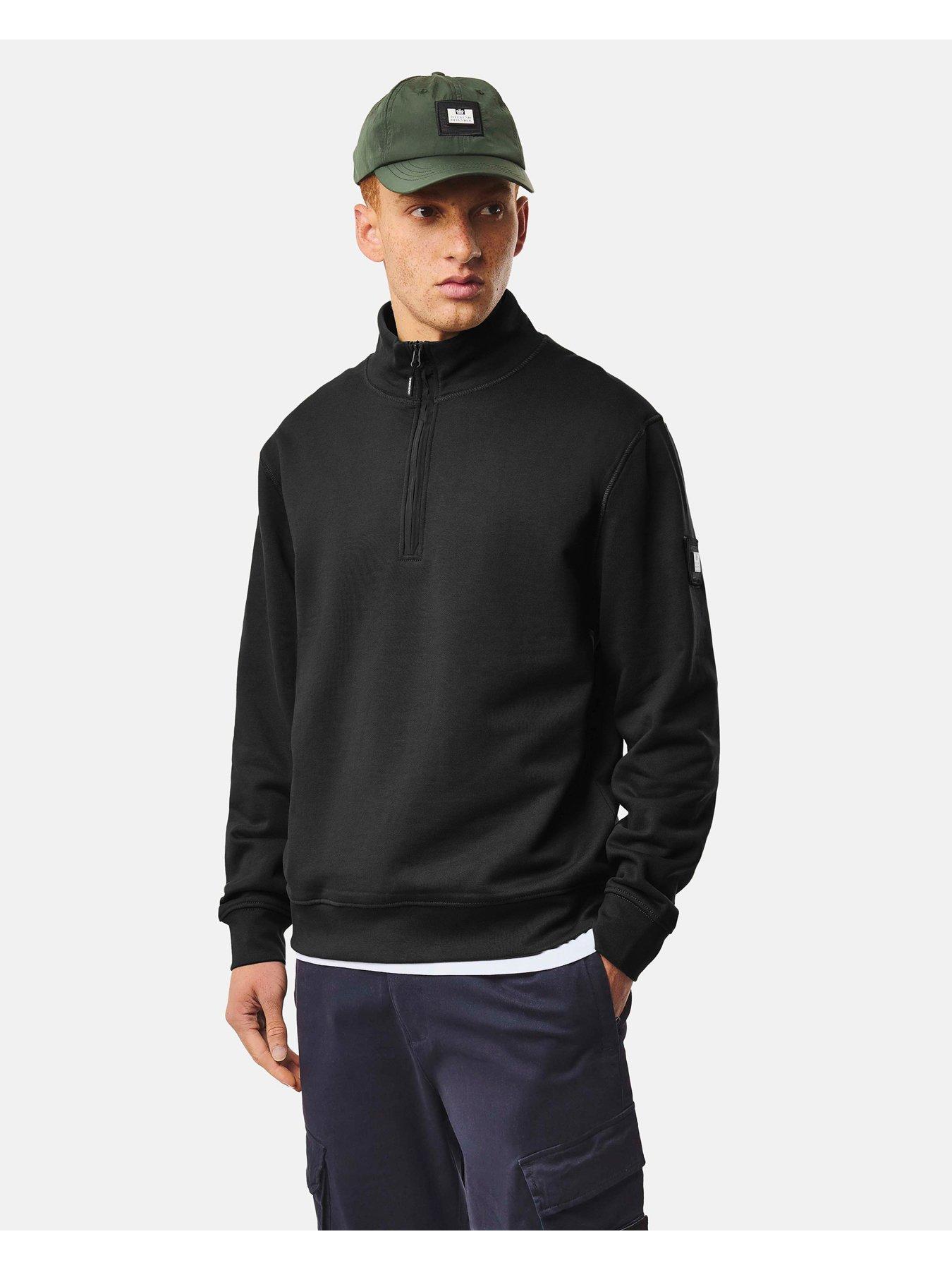 Weekend Offender Weekend Offender Kraviz 1/4 Zip Sweatshirt - Black
