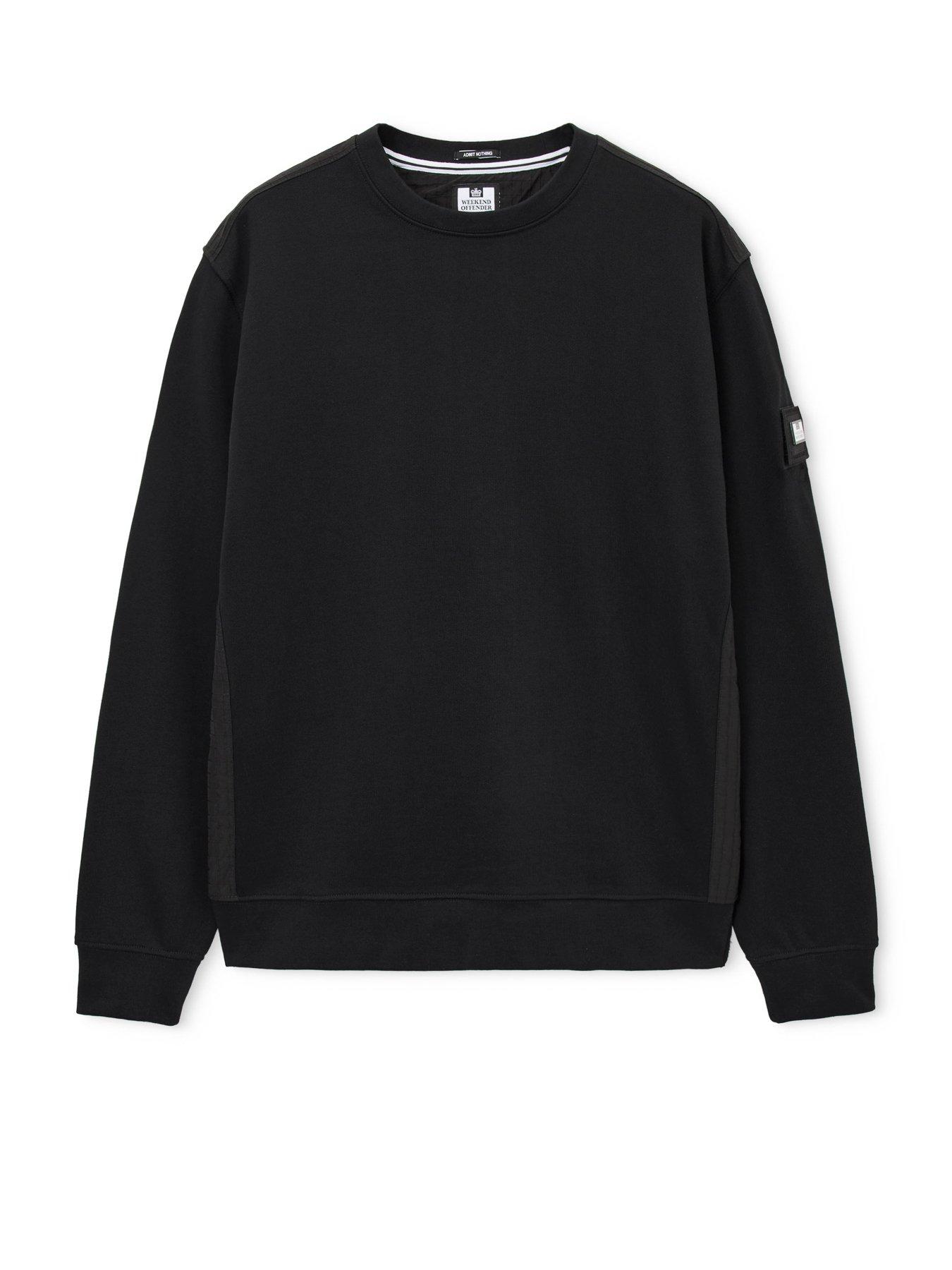 Image 4 of 6 of Weekend Offender F Bomb Badge Sweatshirt - Black