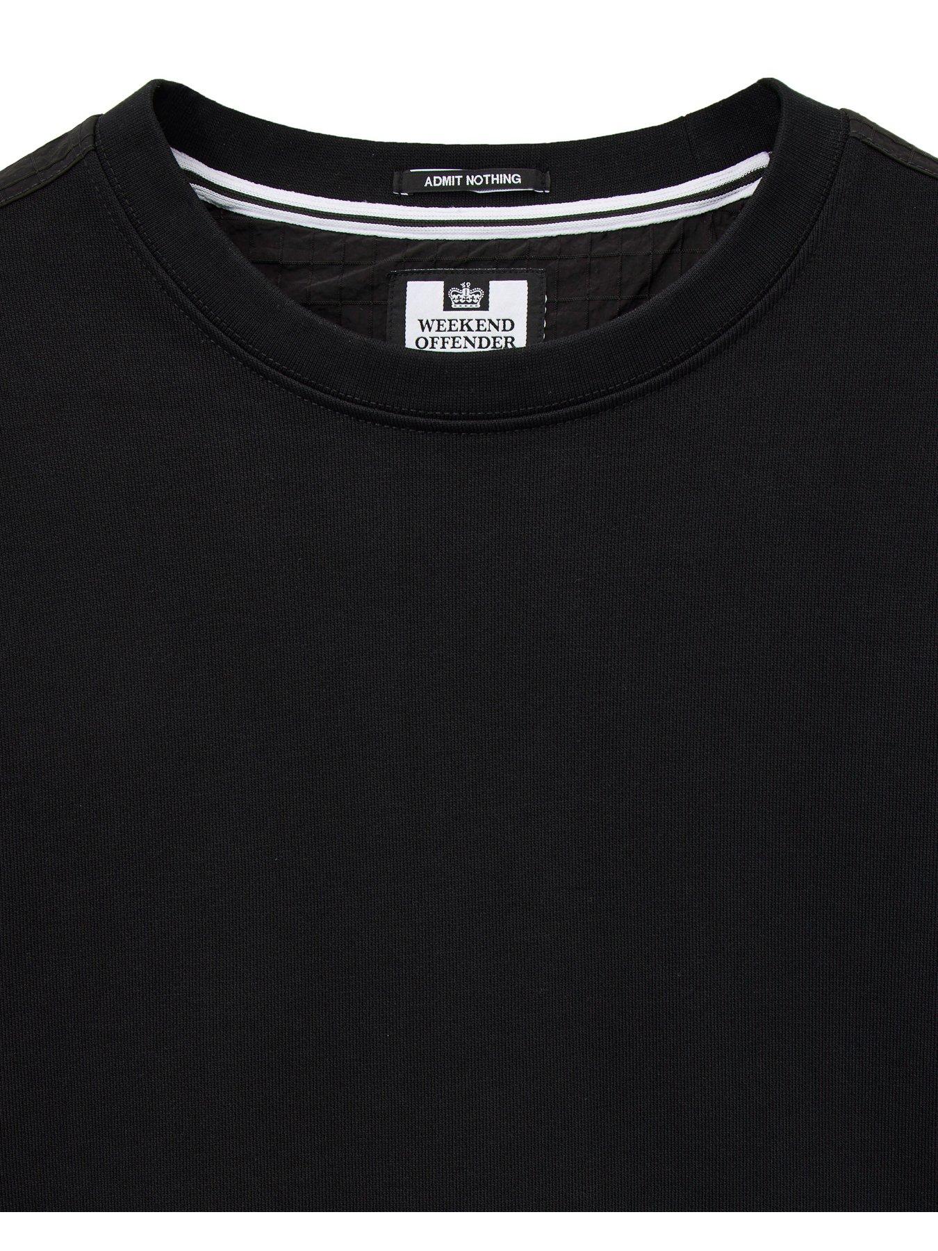 Image 5 of 6 of Weekend Offender F Bomb Badge Sweatshirt - Black