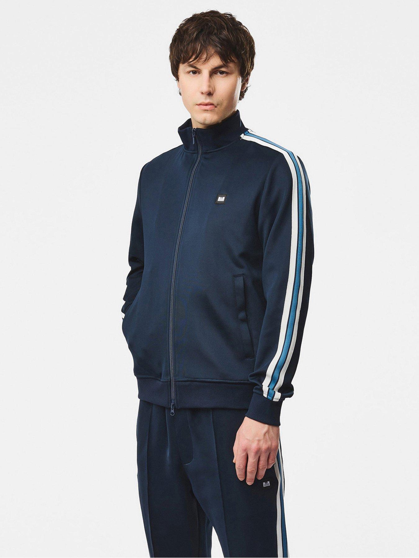 Image 1 of 5 of Weekend Offender Cultra Track Top - Navy