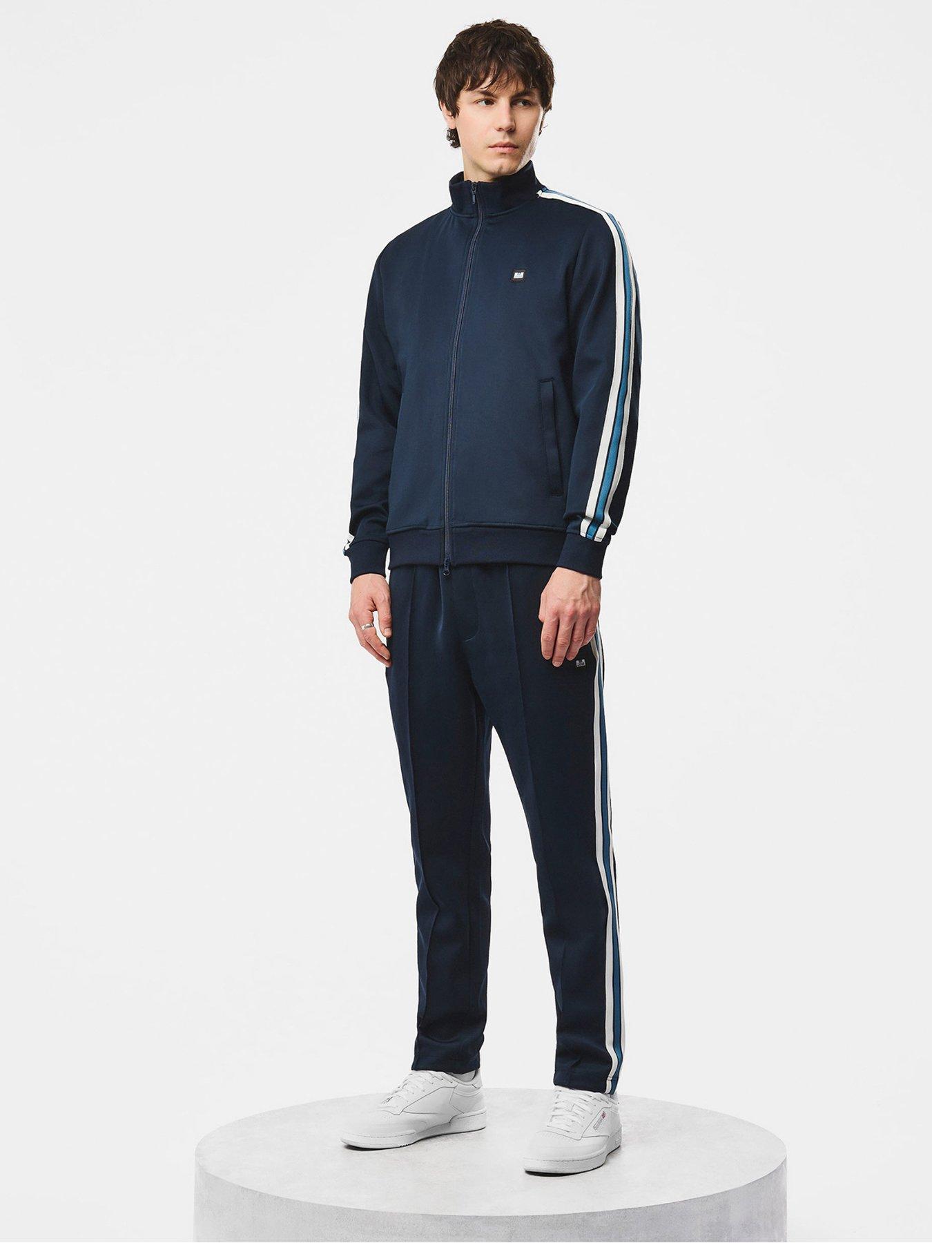 Image 2 of 5 of Weekend Offender Cultra Track Top - Navy