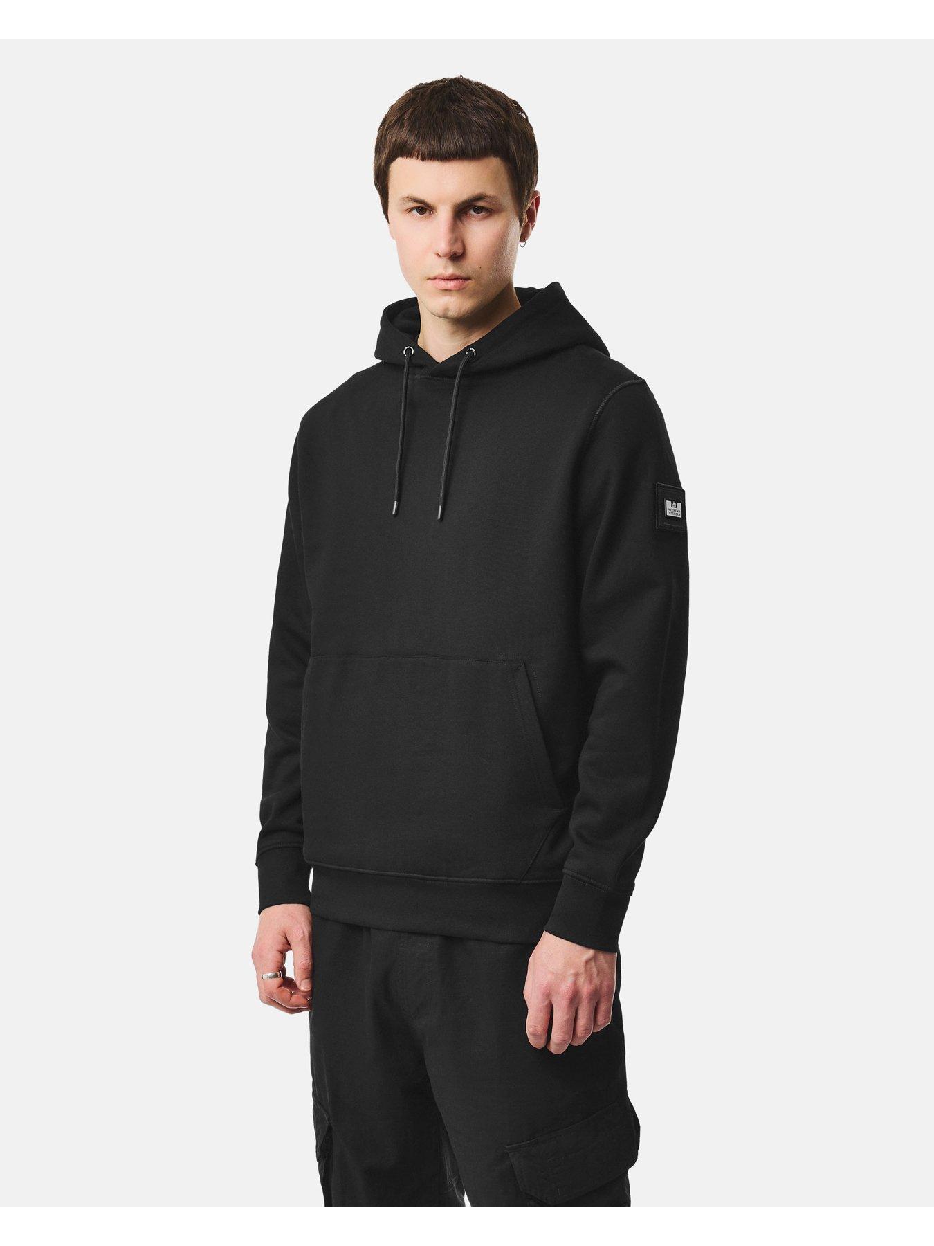 Image 1 of 5 of Weekend Offender Oulton Pullover Hoodie - Black