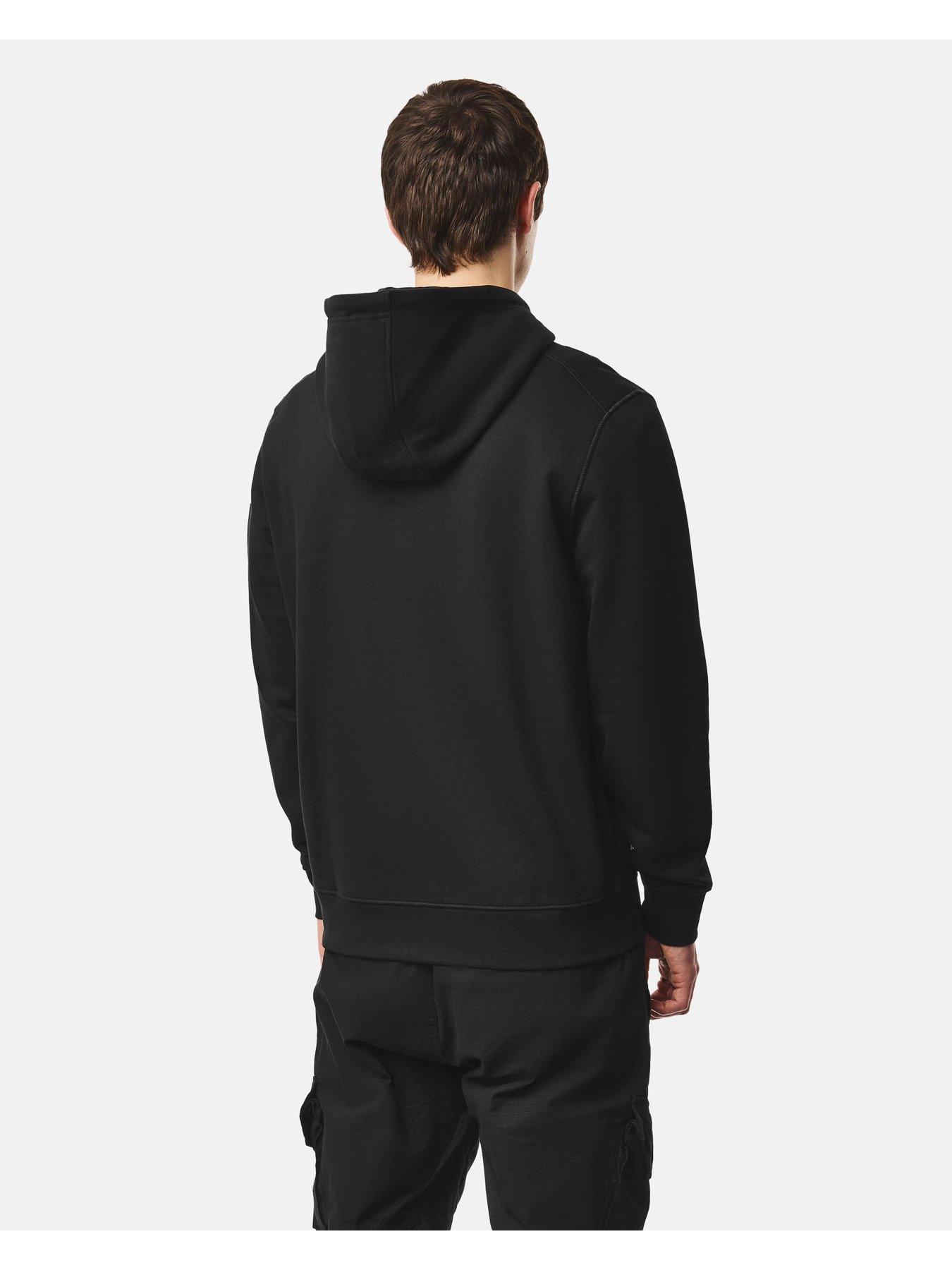 Image 3 of 5 of Weekend Offender Oulton Pullover Hoodie - Black