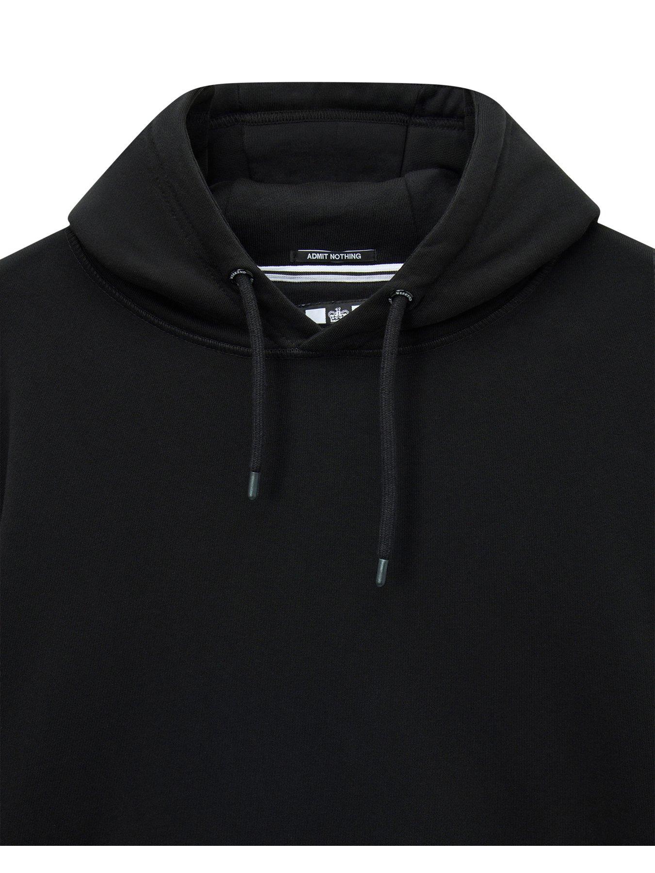 Image 5 of 5 of Weekend Offender Oulton Pullover Hoodie - Black