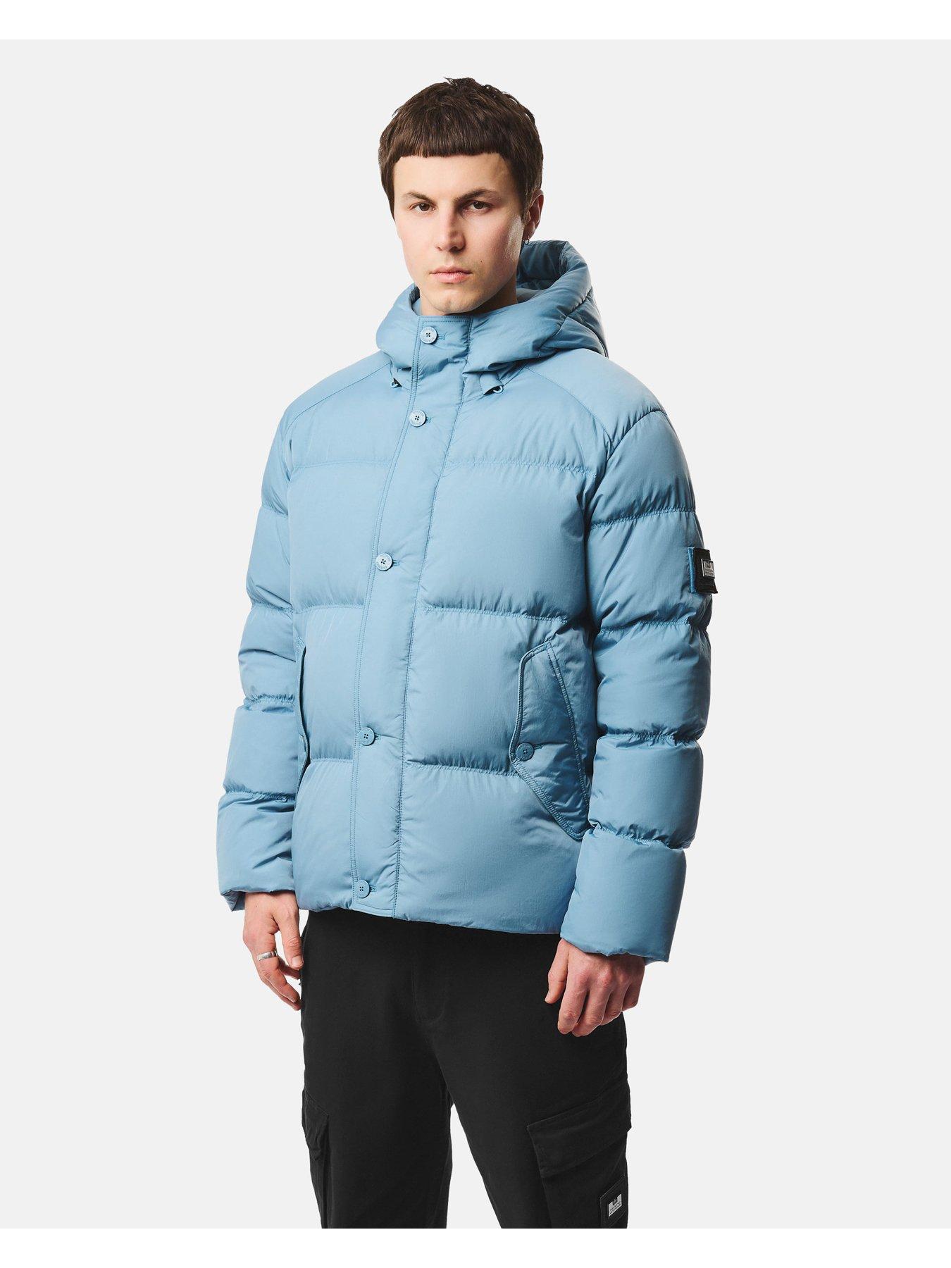 Image 1 of 7 of Weekend Offender Esja Padded Hooded Coat - Blue