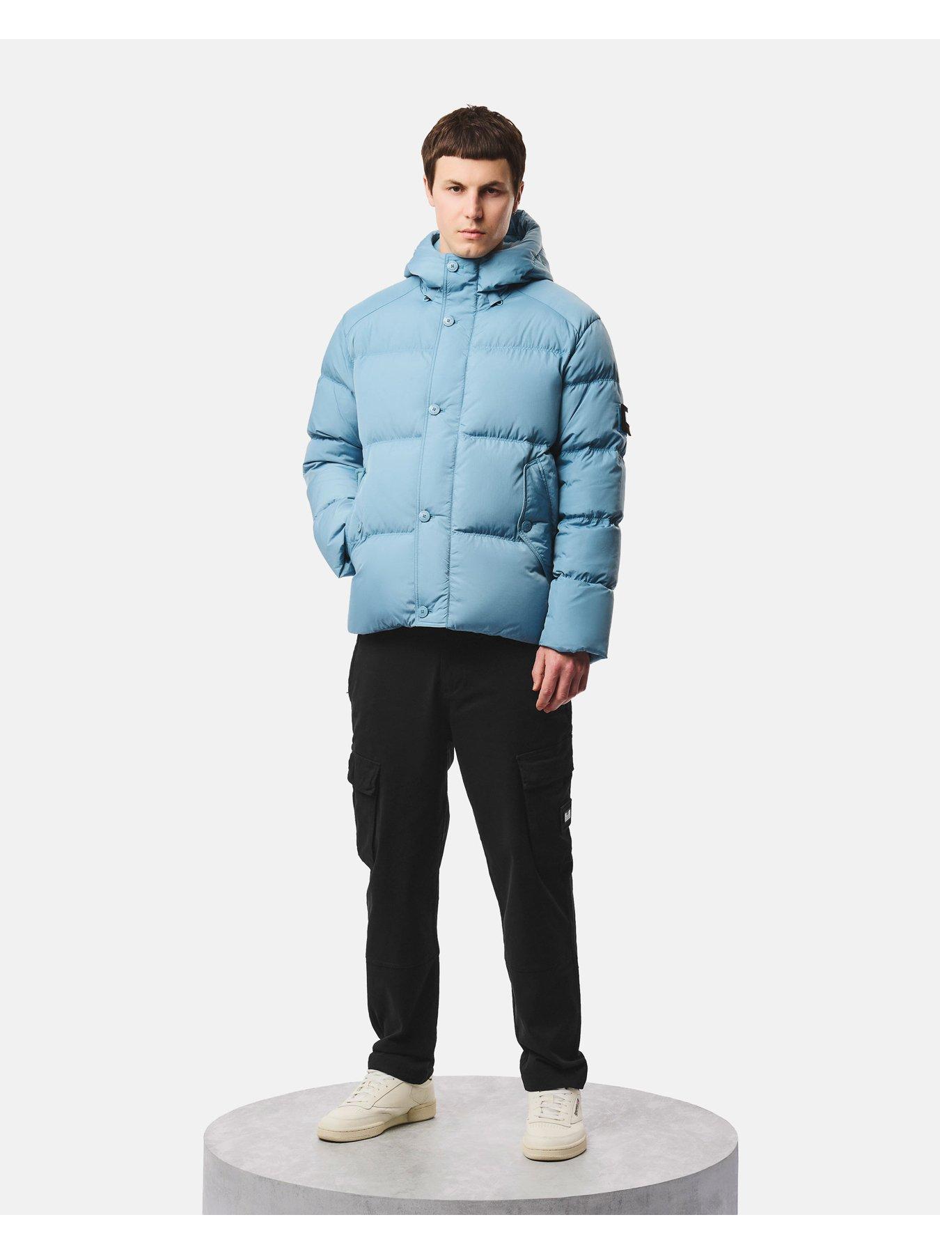 Image 2 of 7 of Weekend Offender Esja Padded Hooded Coat - Blue
