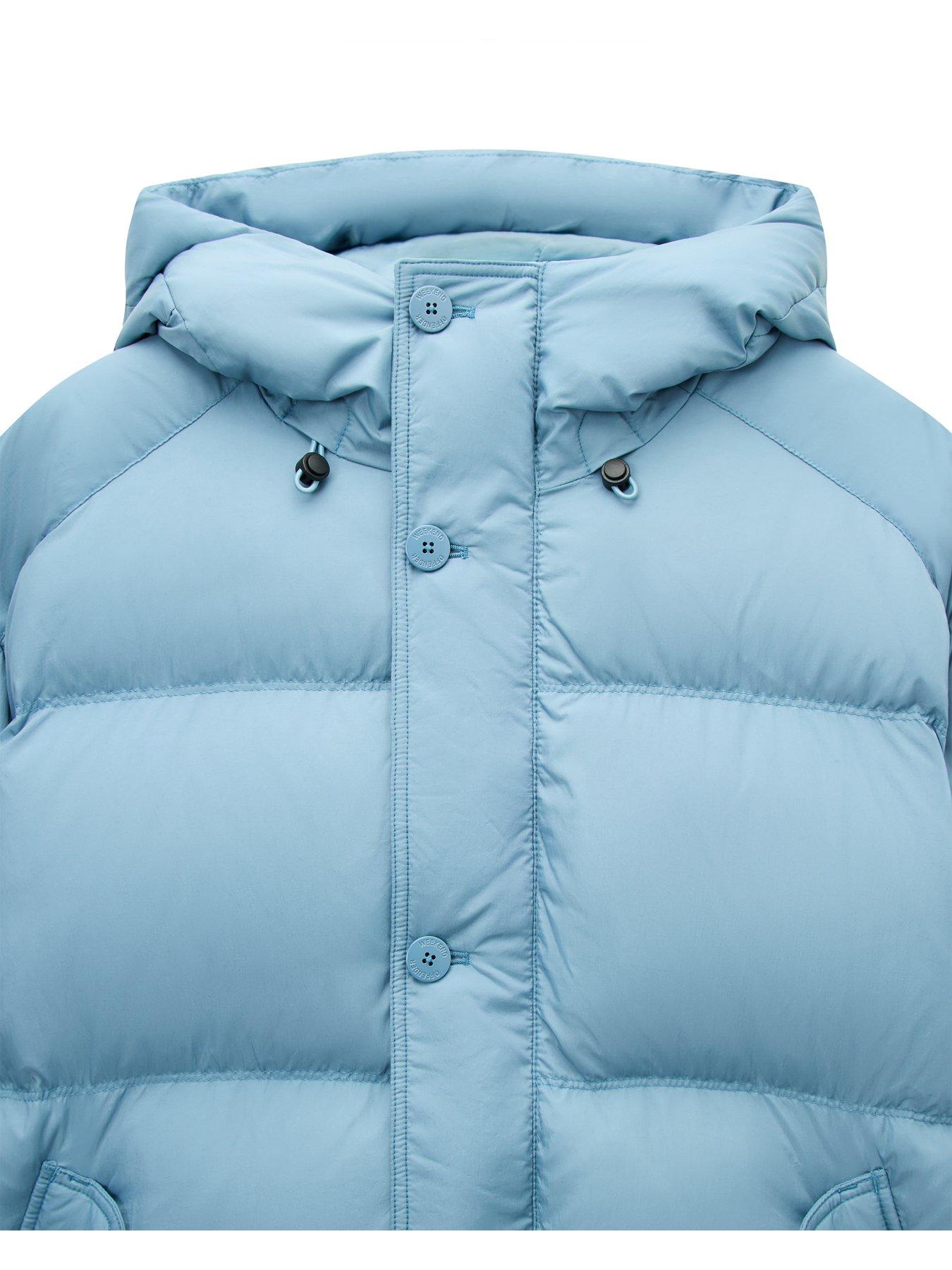 Image 6 of 7 of Weekend Offender Esja Padded Hooded Coat - Blue