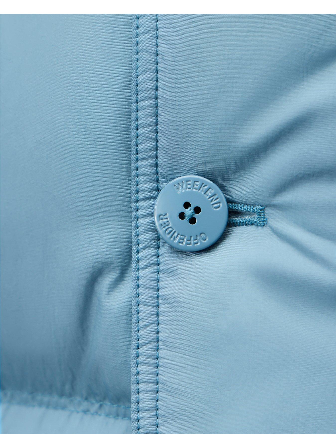 Image 7 of 7 of Weekend Offender Esja Padded Hooded Coat - Blue