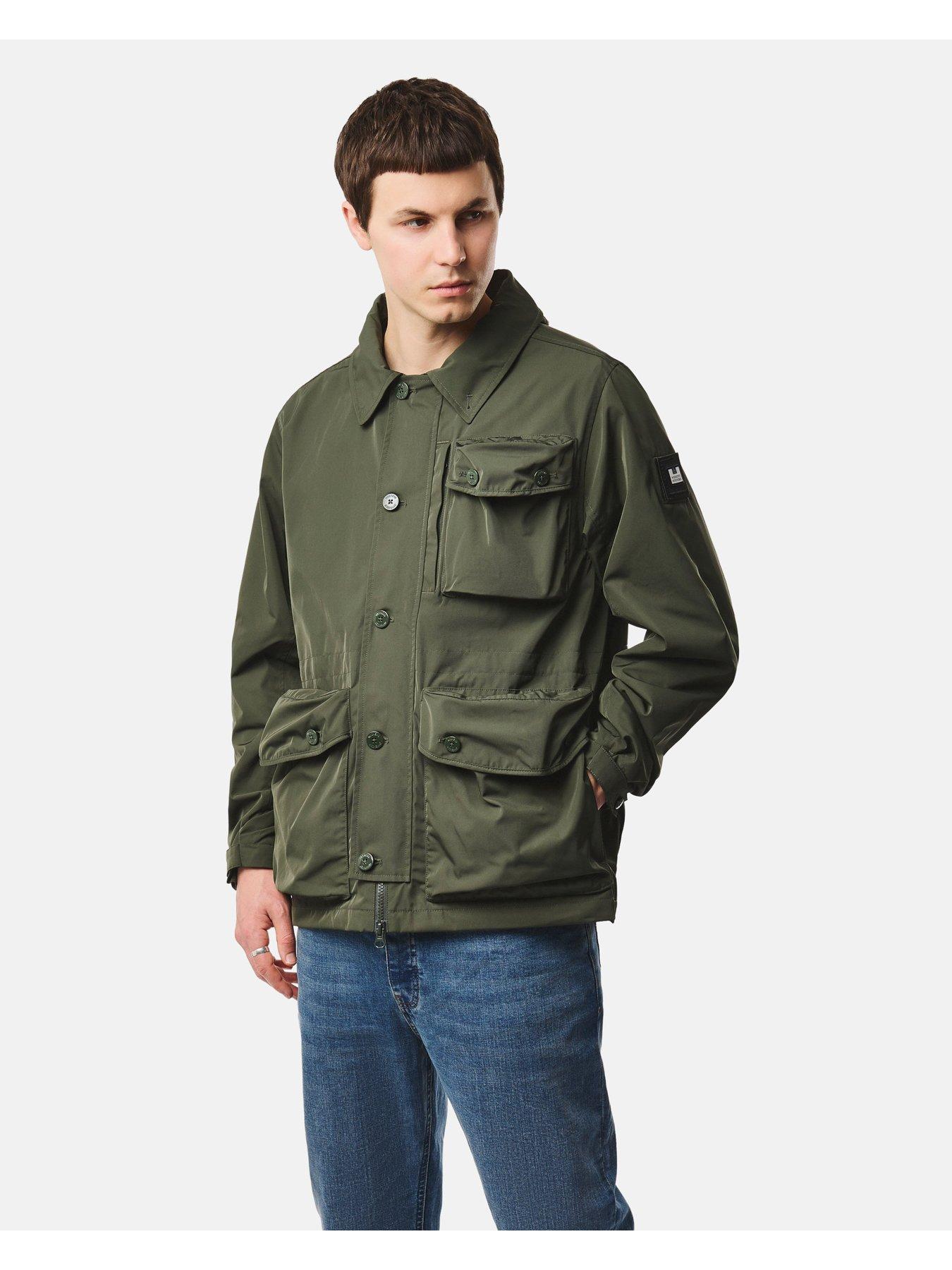 Image 1 of 7 of Weekend Offender Harpocrates Padded Hooded Coat - Green