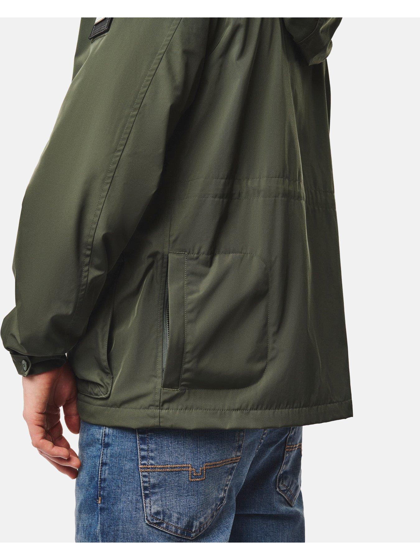 Image 4 of 7 of Weekend Offender Harpocrates Padded Hooded Coat - Green