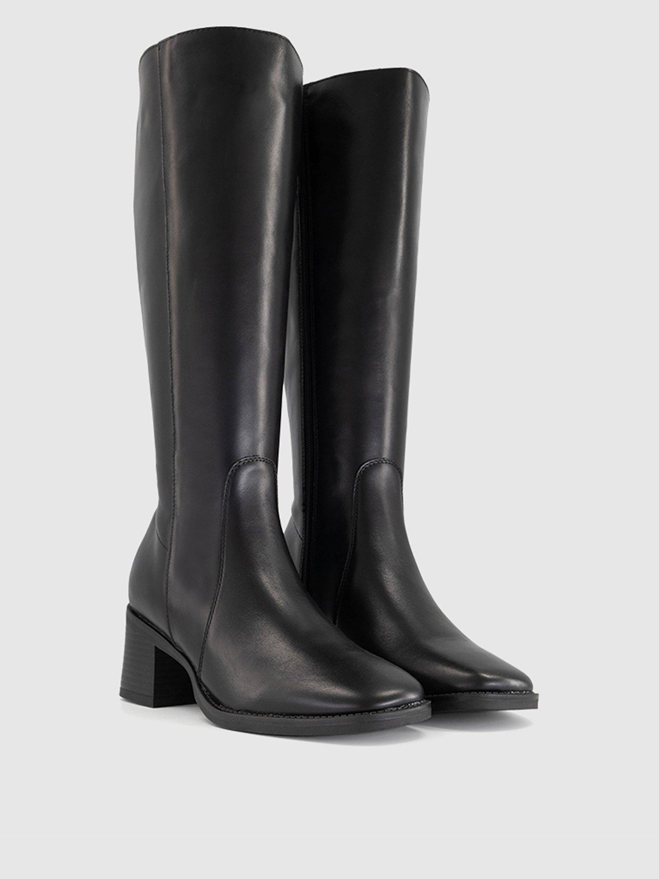 Image 1 of 3 of OFFICE Knight - Block Heel Knee Boot