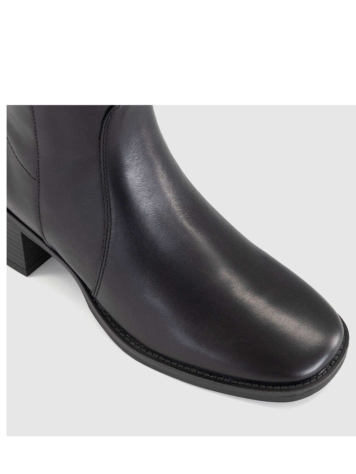 Image 2 of 3 of OFFICE Knight - Block Heel Knee Boot